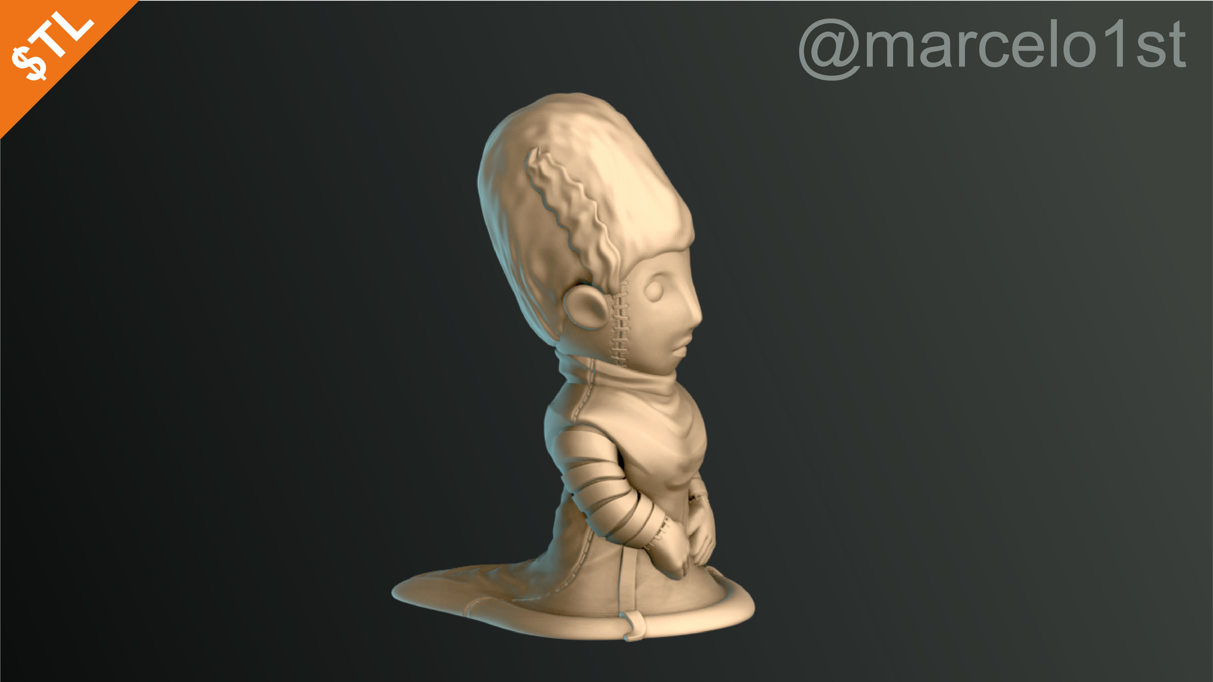 Classic Monsters - Halloween Decoration 3D print model_22