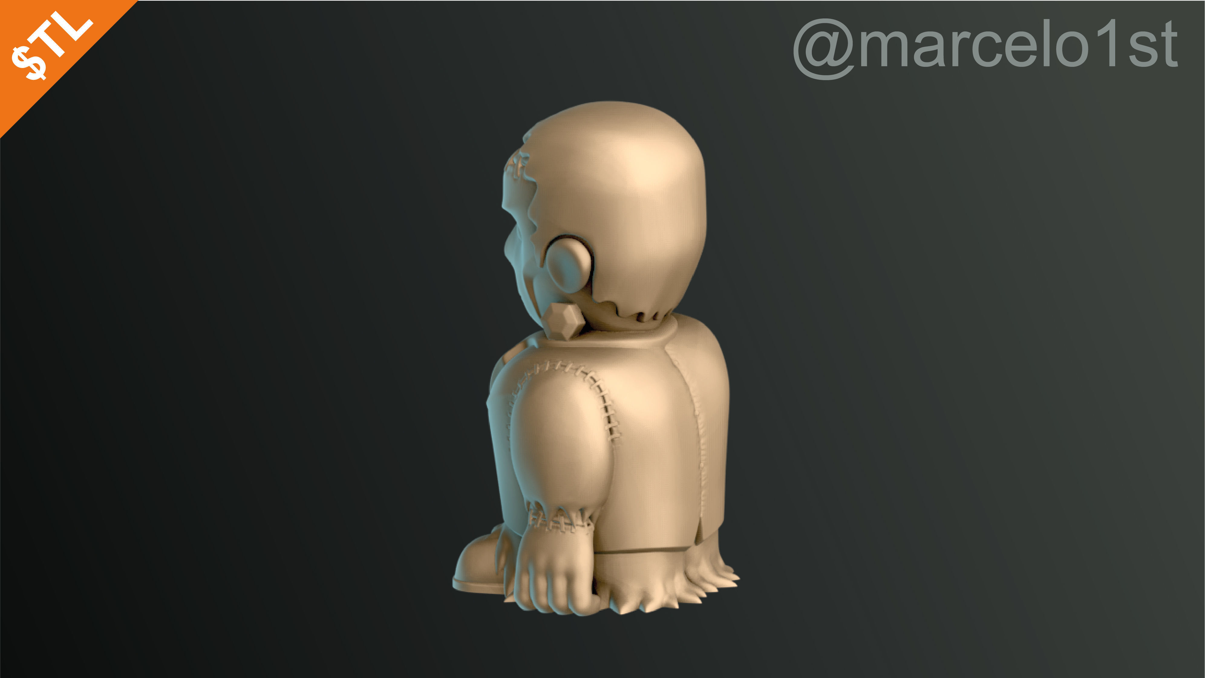 Classic Monsters - Halloween Decoration 3D print model_17