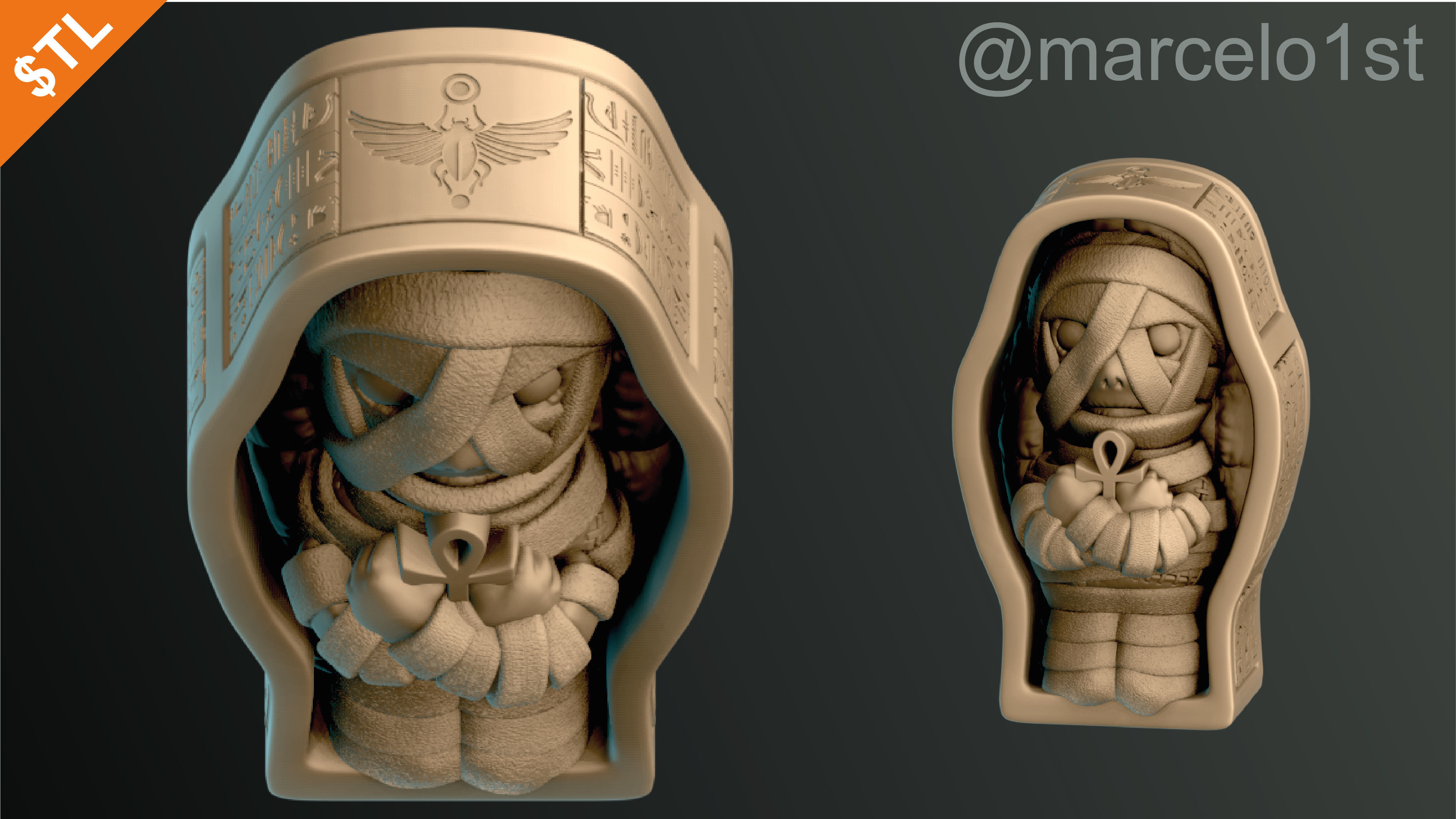 Classic Monsters - Halloween Decoration 3D print model_42