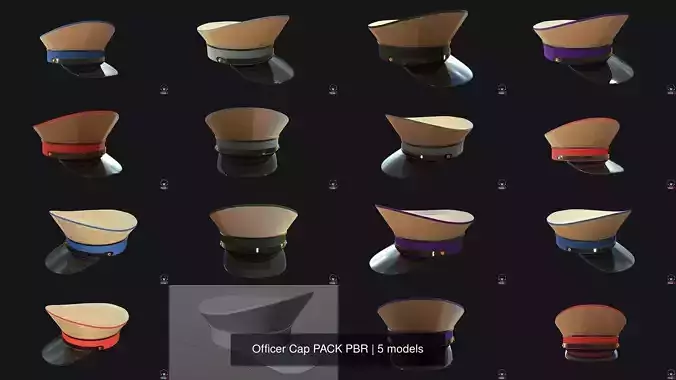 Officer Cap PACK PBR