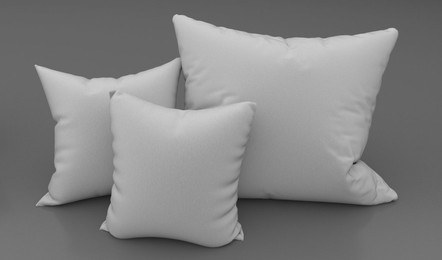 15 Pillows in one set 3D model_9