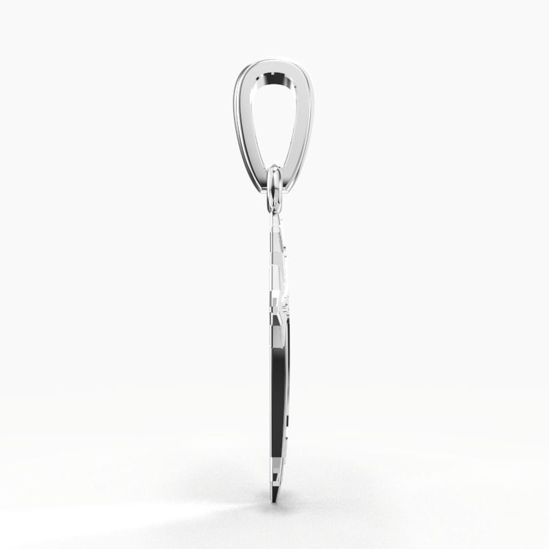 JESUS CROSS GOLD PENDANT 3D print model_11