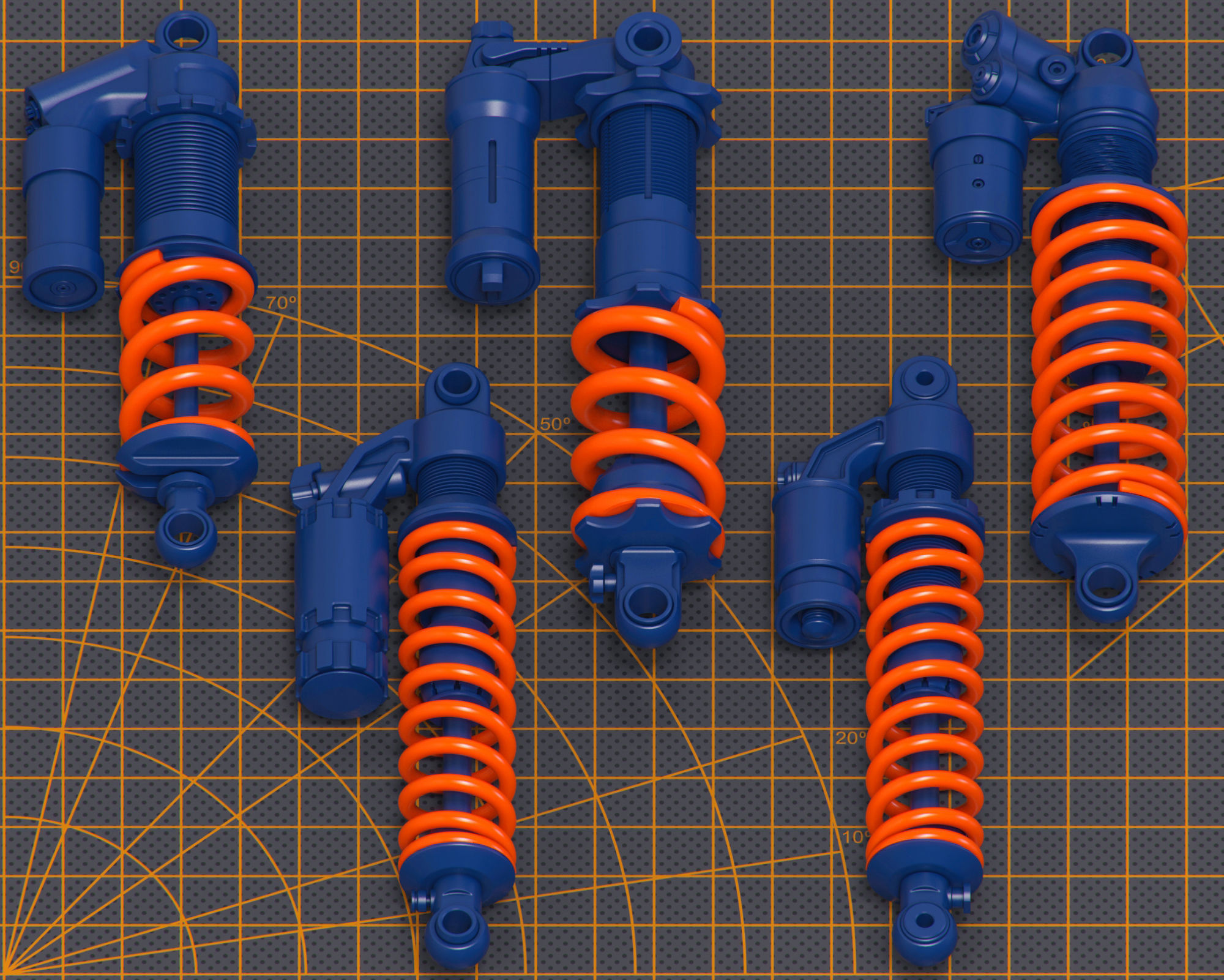 Mech Warrior Hard Surface Kitbash 13 of 20 3D model_5