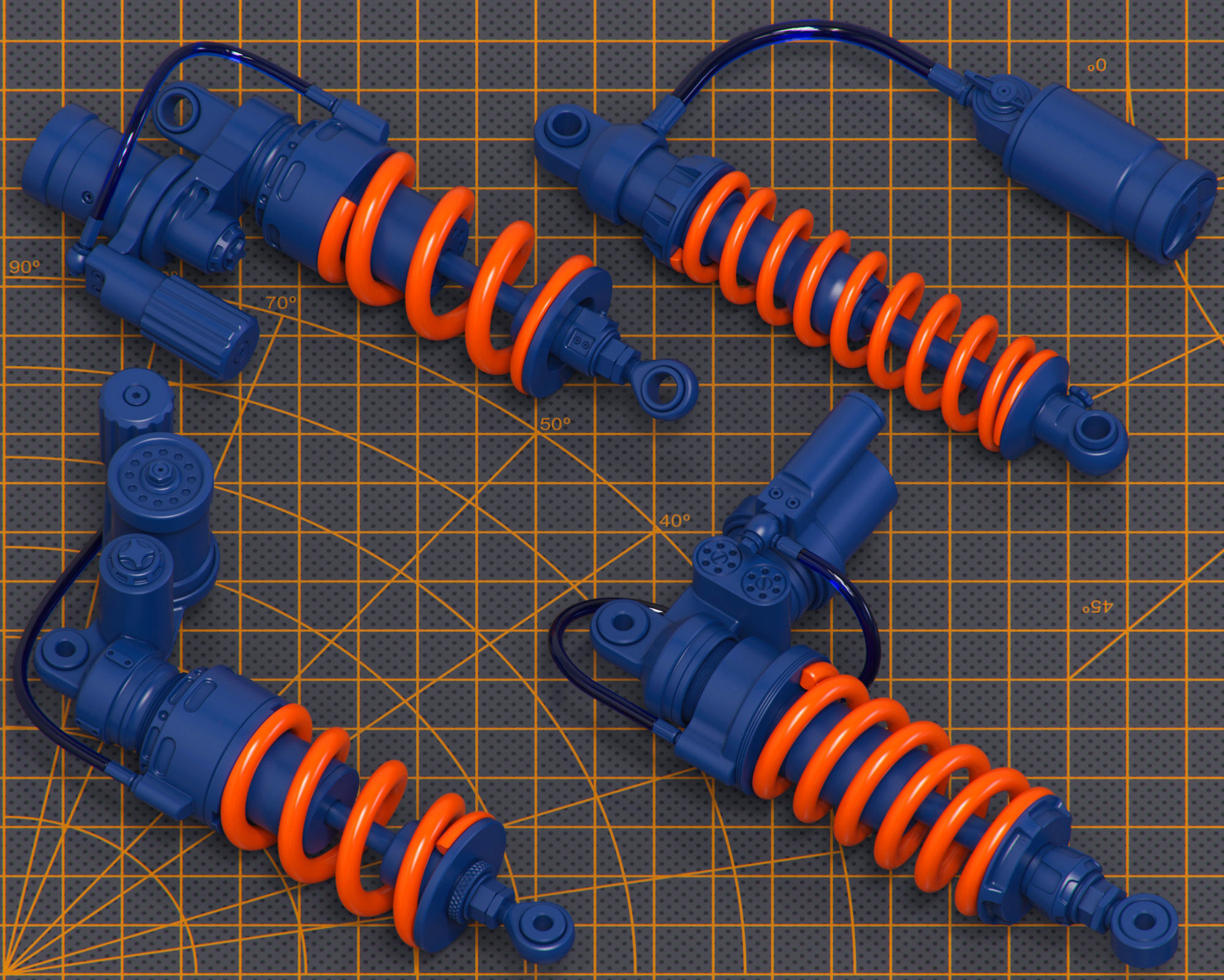 Mech Warrior Hard Surface Kitbash 13 of 20 3D model_2