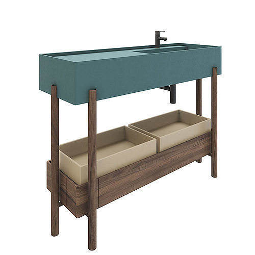 Furniture in the bathroom 3D model