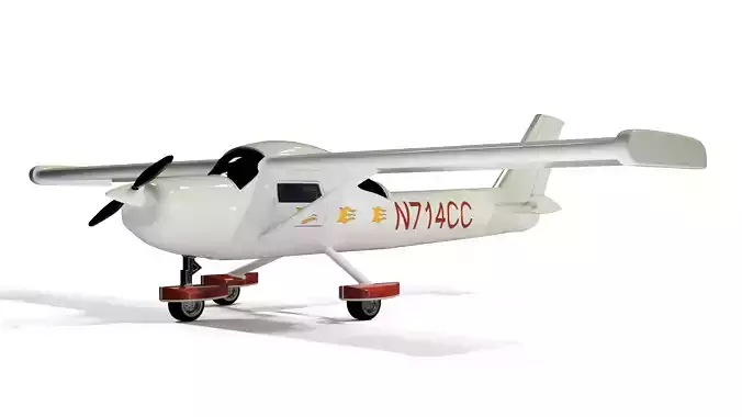 Cessna 150 M 3D Printable desktop Plane 3D print model