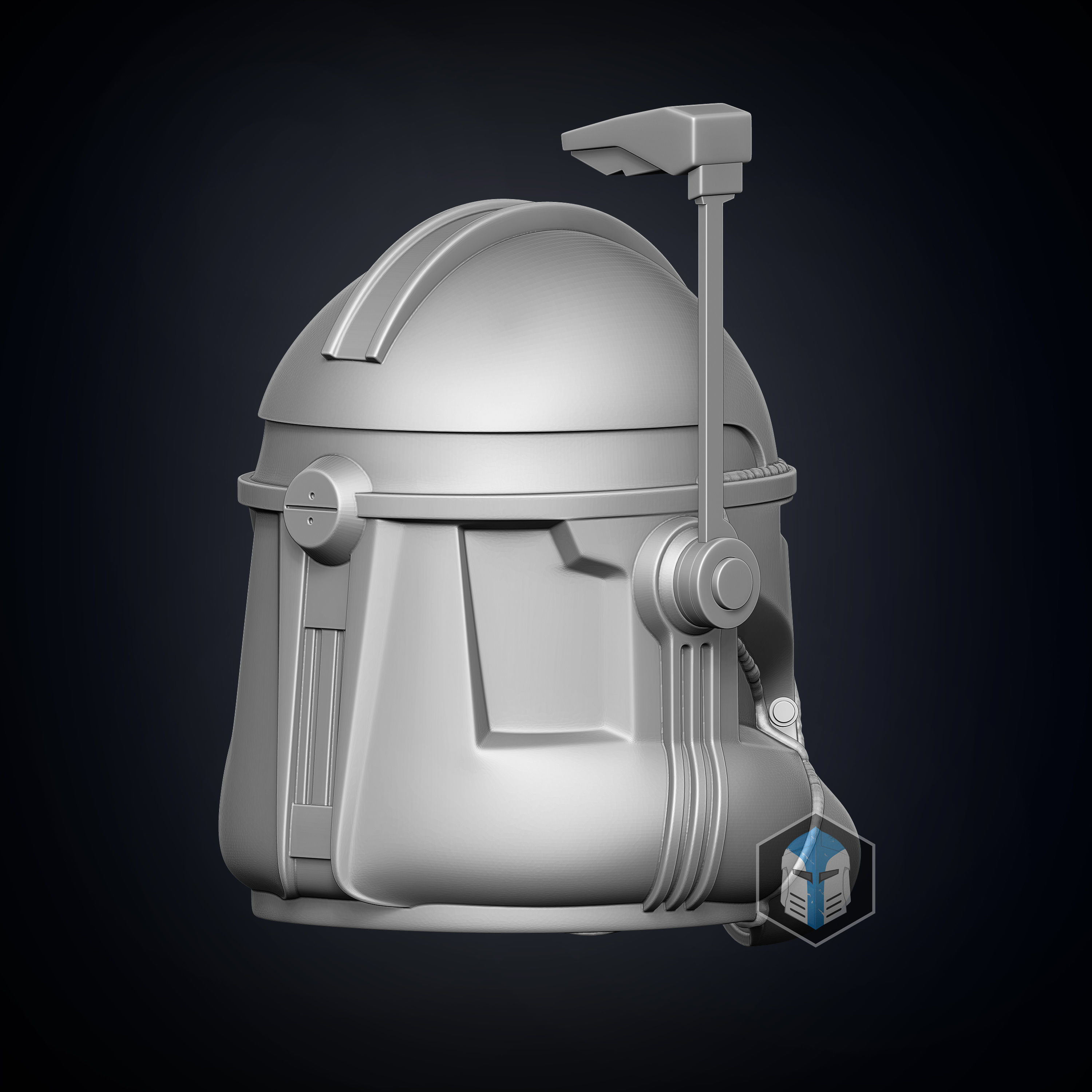 Realistic Captain Rex Helmet 3D print model_5