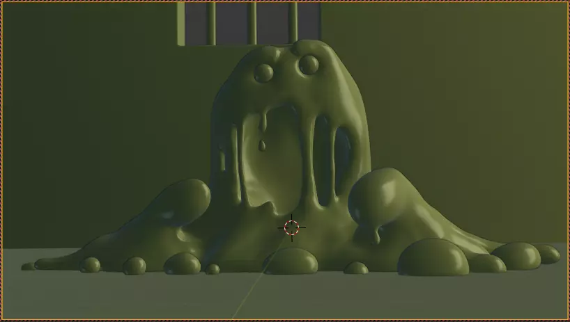 Slime monster 3D model