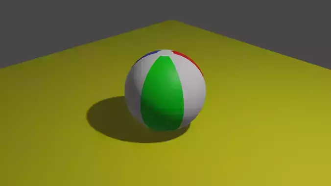 BeachBall 3d model beach ball