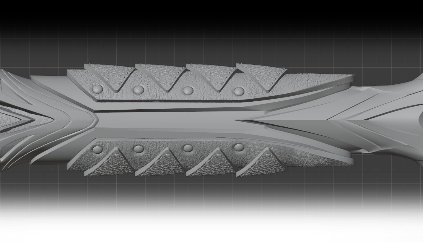 Broken Spear of Leonidas level 6 3D print model_6