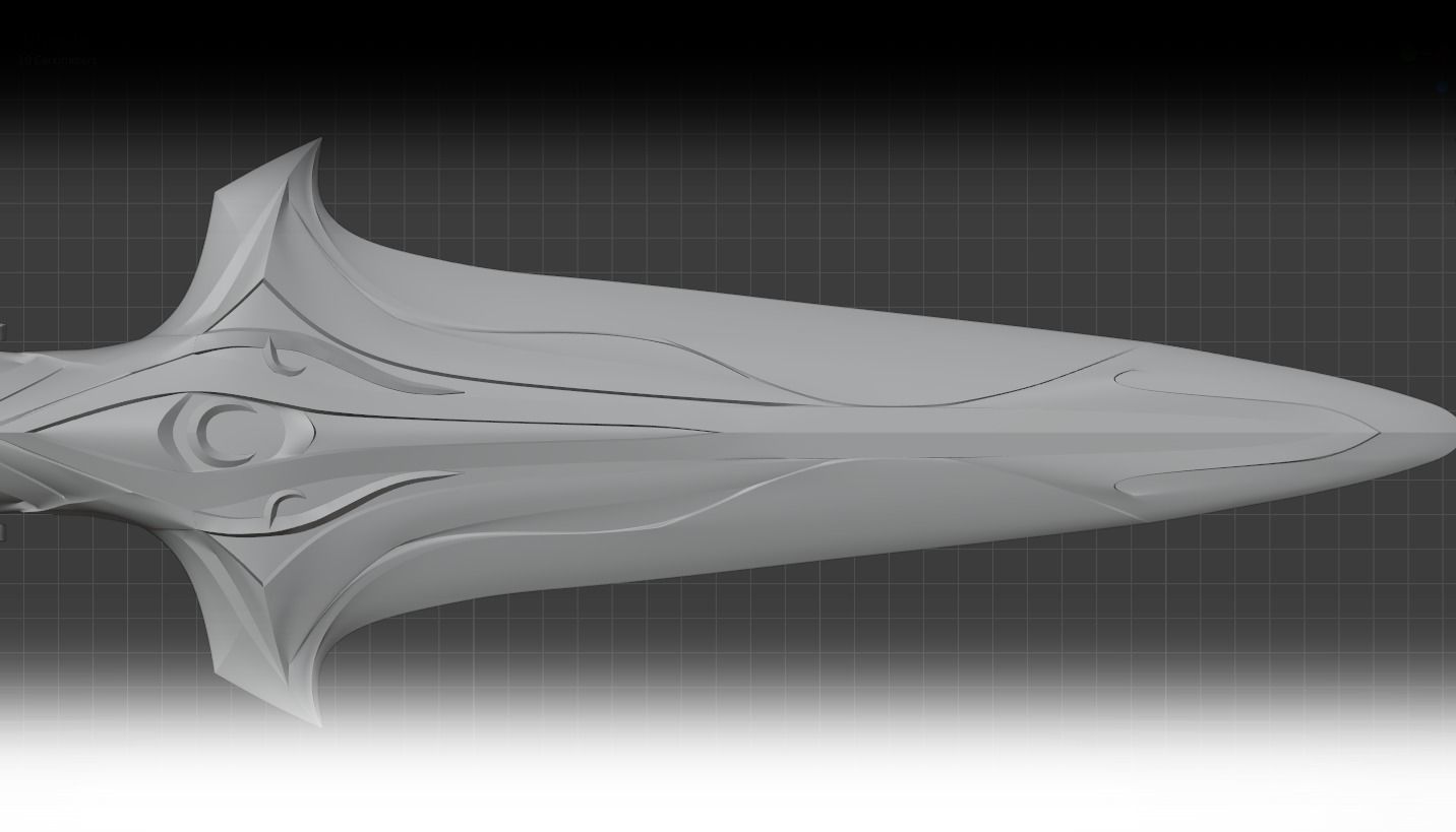Broken Spear of Leonidas level 6 3D print model_8