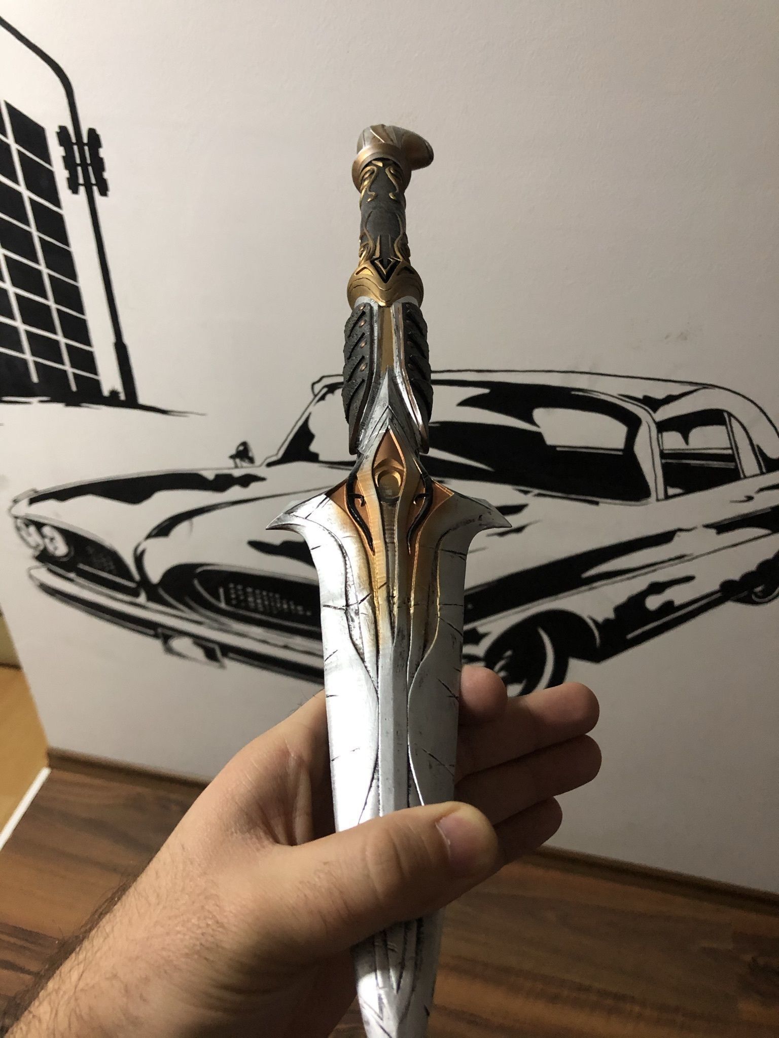 Broken Spear of Leonidas level 6 3D print model_9
