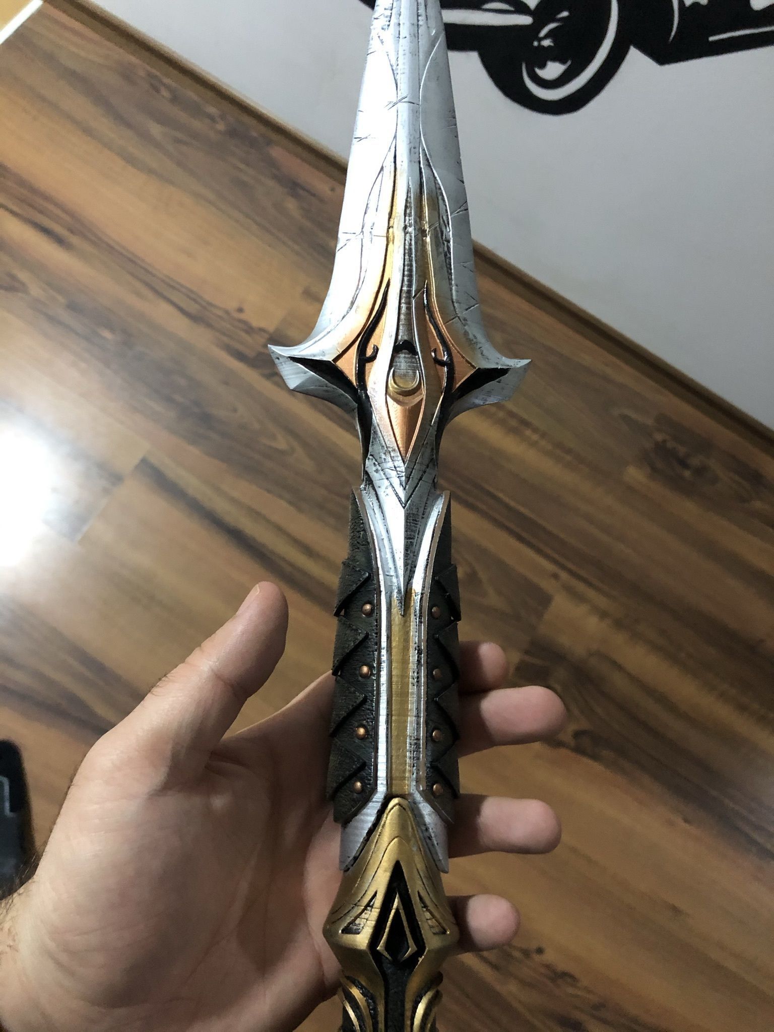 Broken Spear of Leonidas level 6 3D print model_15