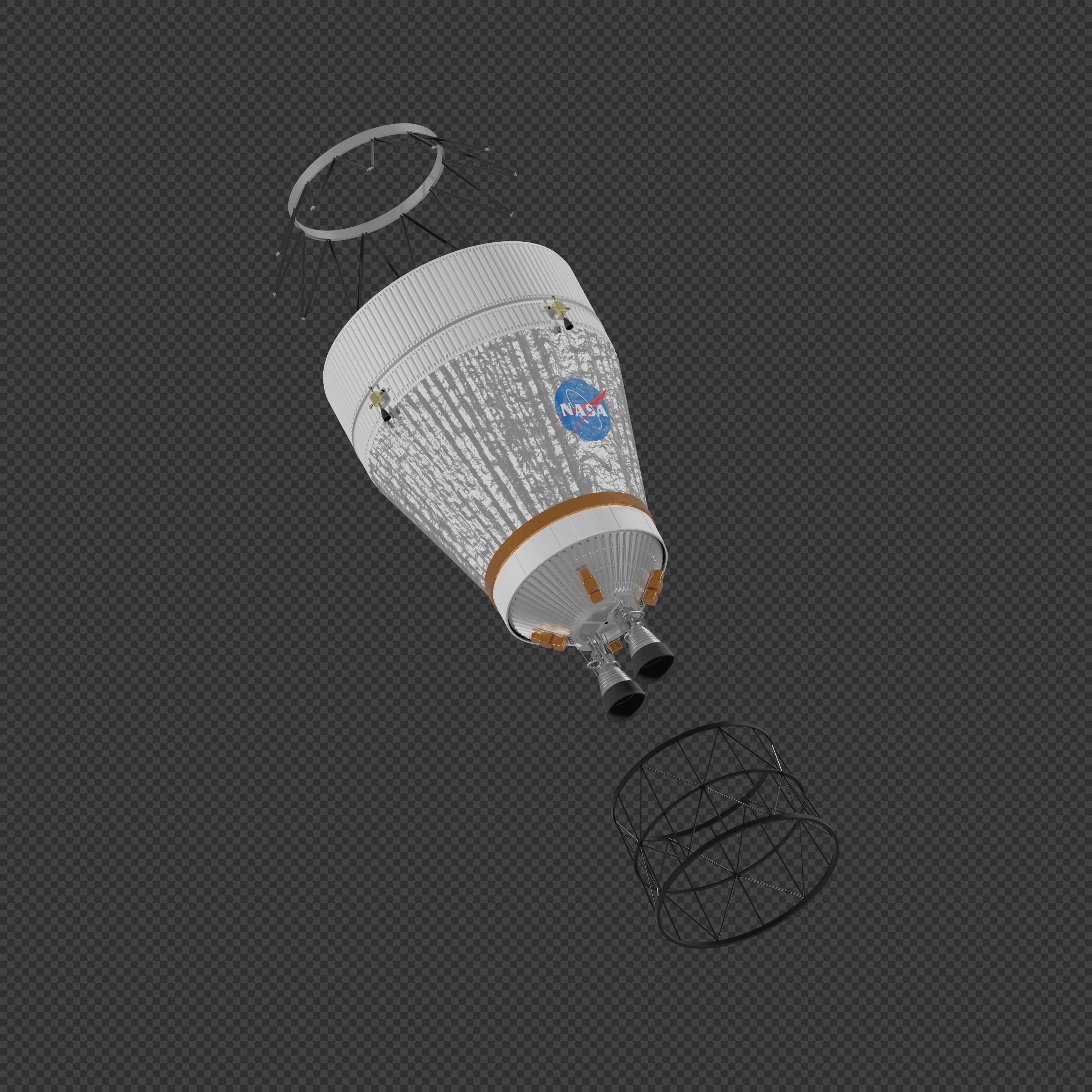 NASA Cryogenic Propulsion Stage 3D model_4