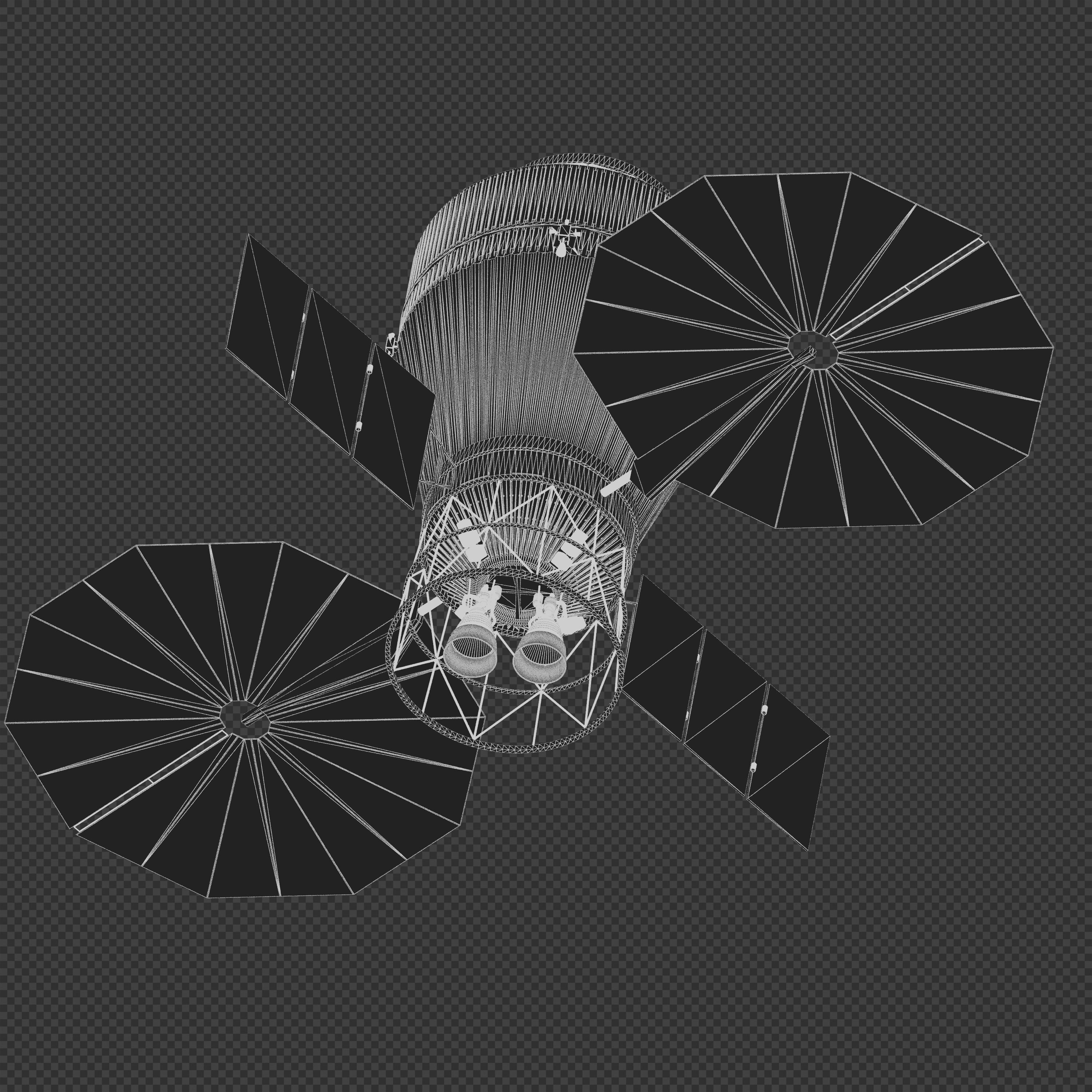 NASA Cryogenic Propulsion Stage 3D model_8