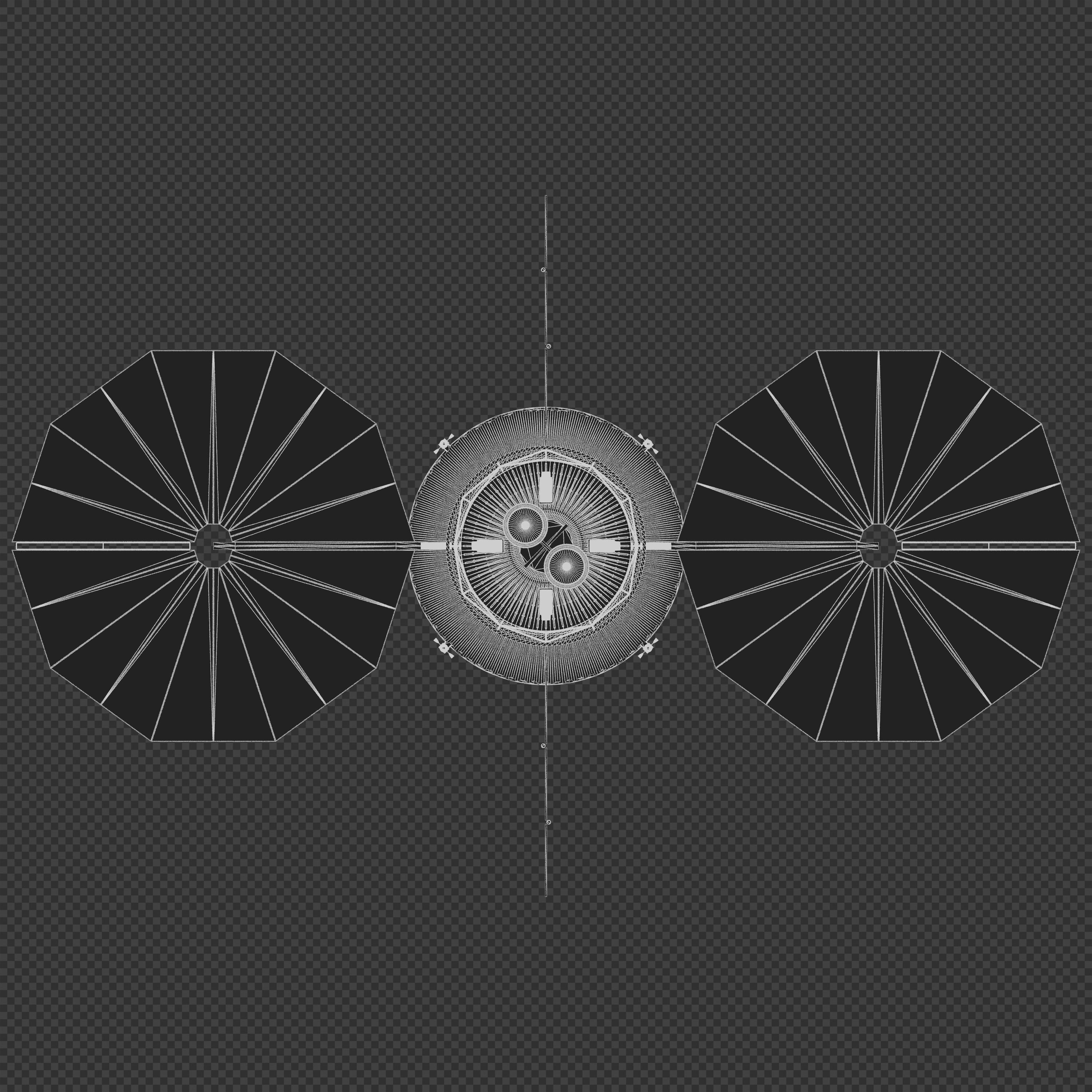 NASA Cryogenic Propulsion Stage 3D model_12