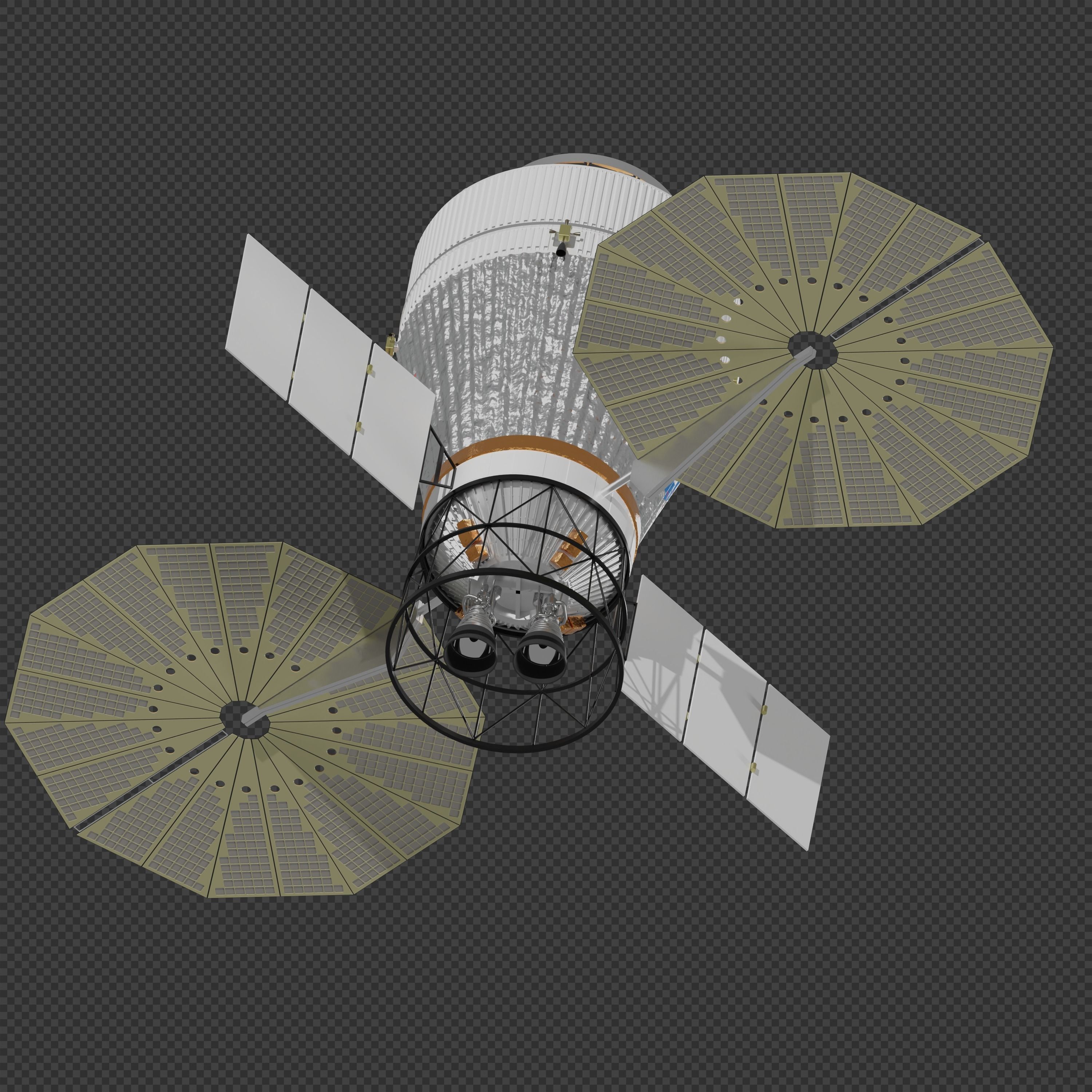 NASA Cryogenic Propulsion Stage 3D model_2