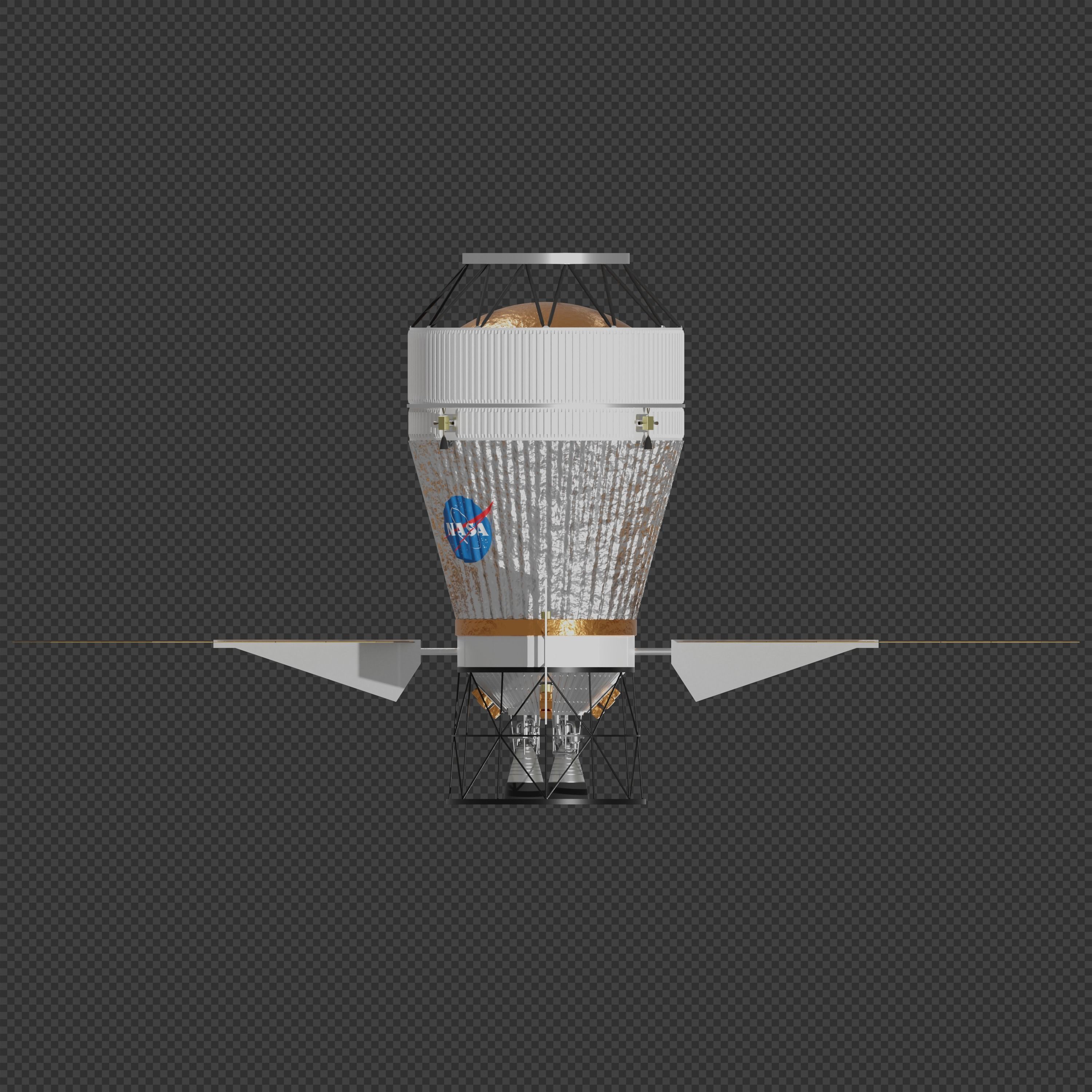 NASA Cryogenic Propulsion Stage 3D model_3