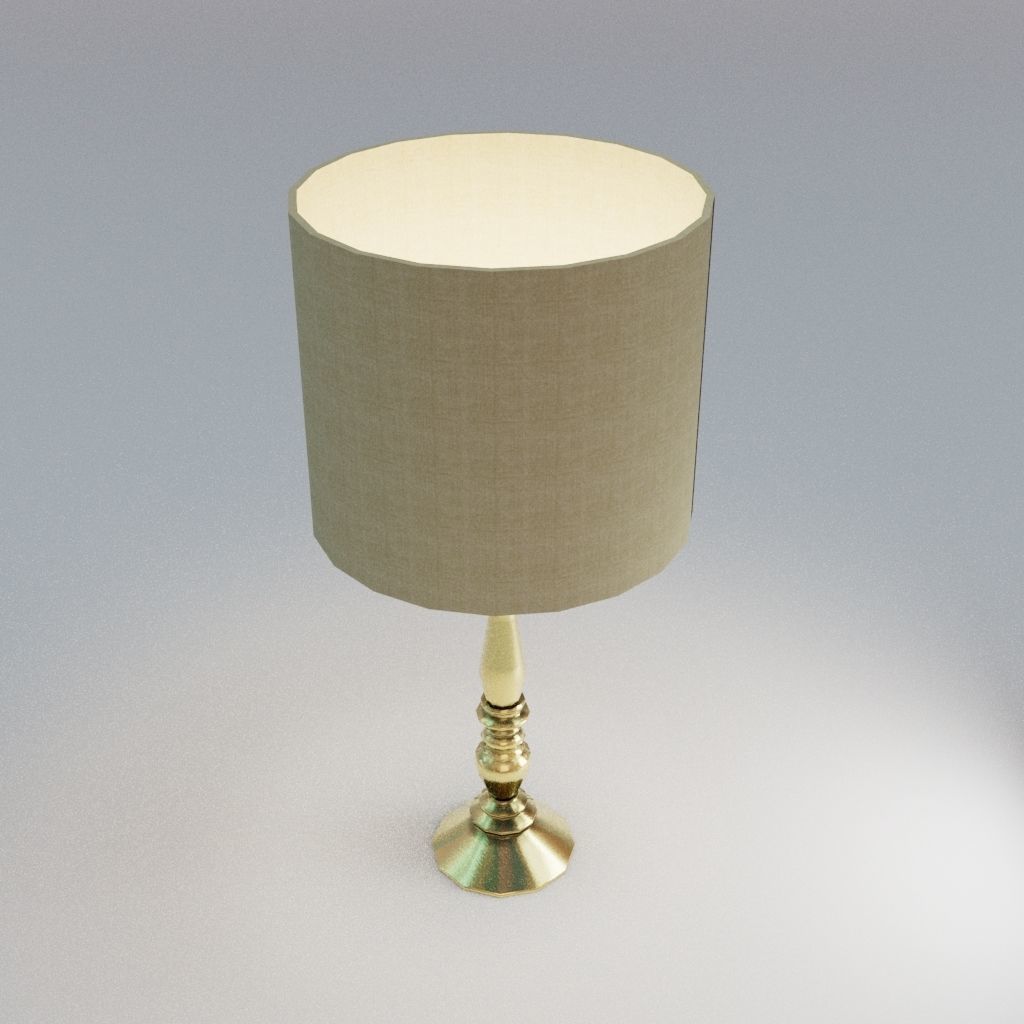 Bedroom Scene Low-poly 3D model_5