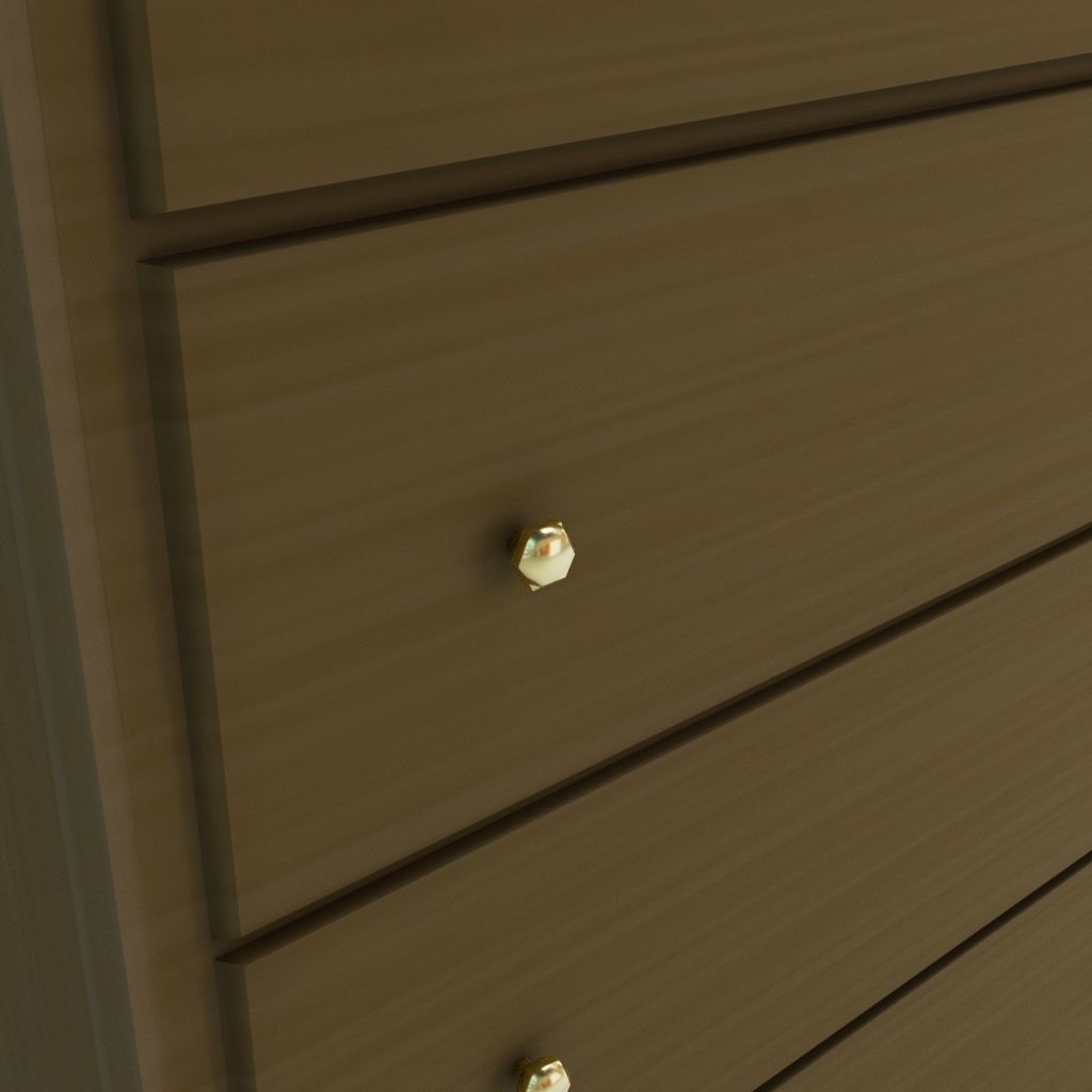 Bedroom Scene Low-poly 3D model_10