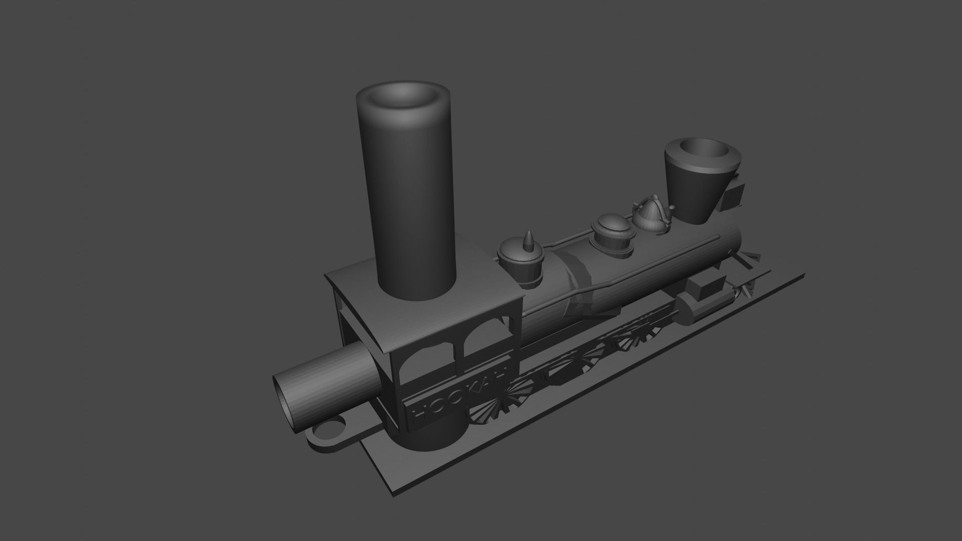 Train Hookah Mouth tips 3D print model_2