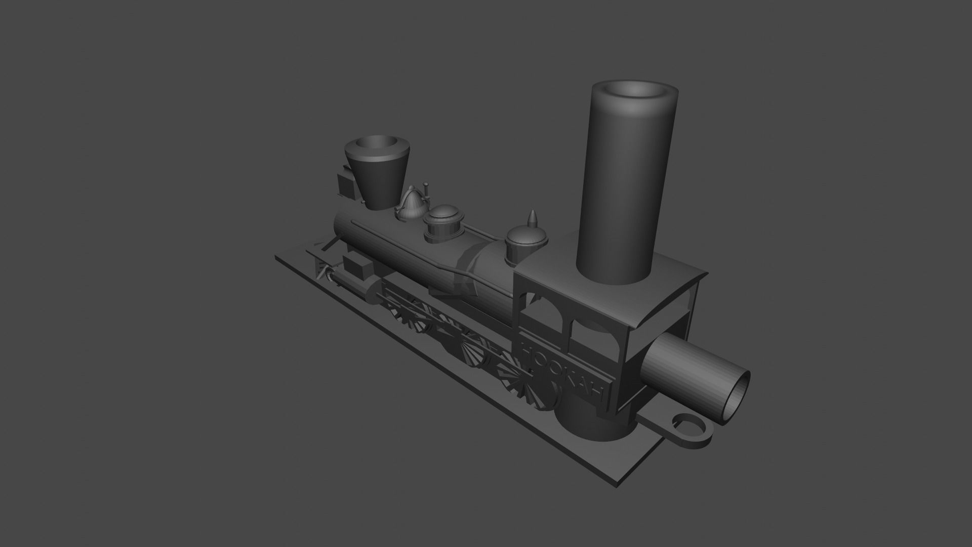 Train Hookah Mouth tips 3D print model_1