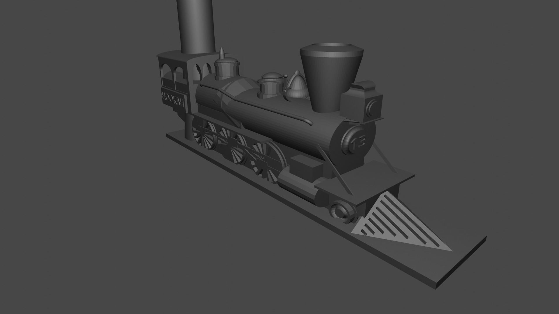 Train Hookah Mouth tips 3D print model_3