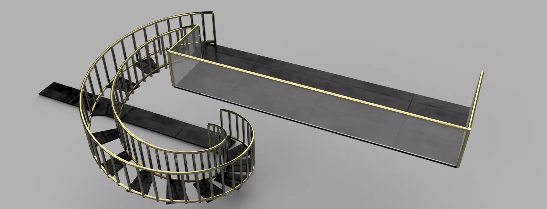 Spiral Staircase Free 3D print model