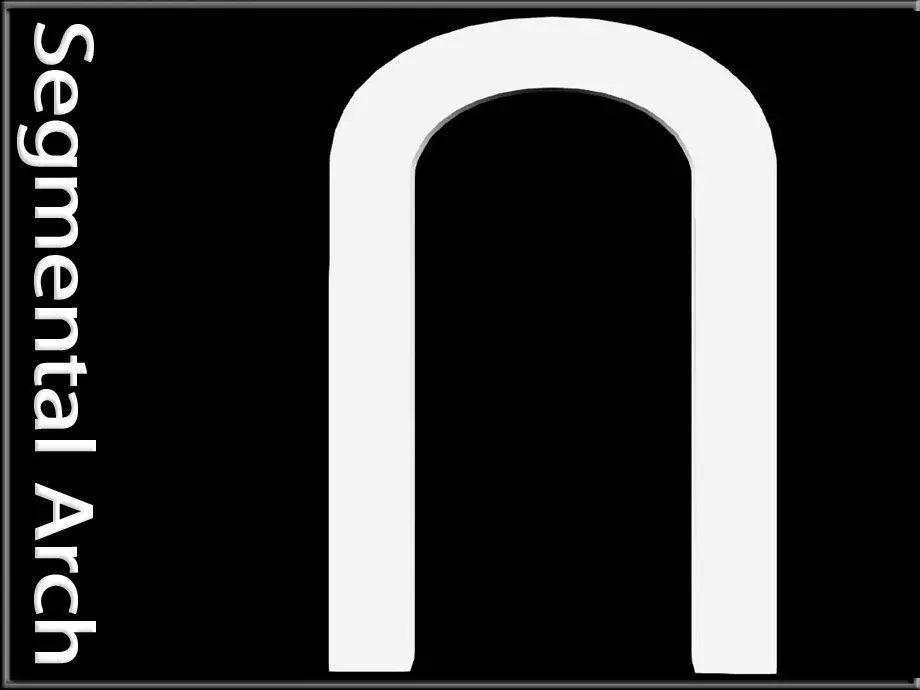 Segmental Arch 02 Low-poly 3D model_0
