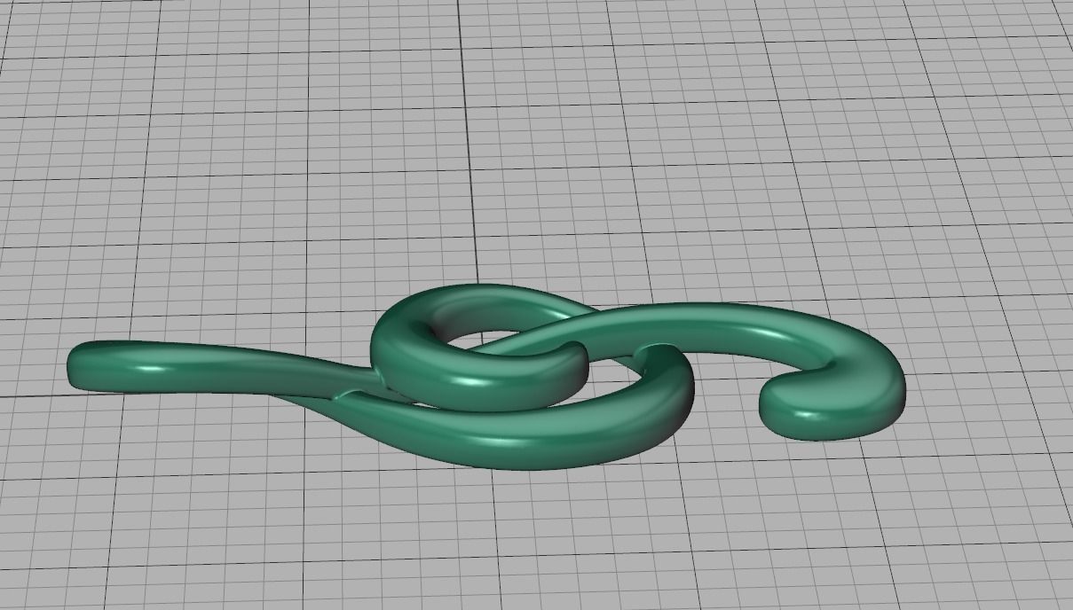  Music Note Treble Clef Note Necklace Pendant music 3dmodel 3D print model_20