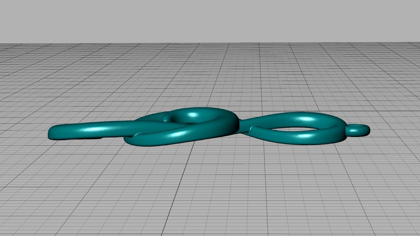  Music Note Treble Clef Note Necklace Pendant music 3dmodel 3D print model_21