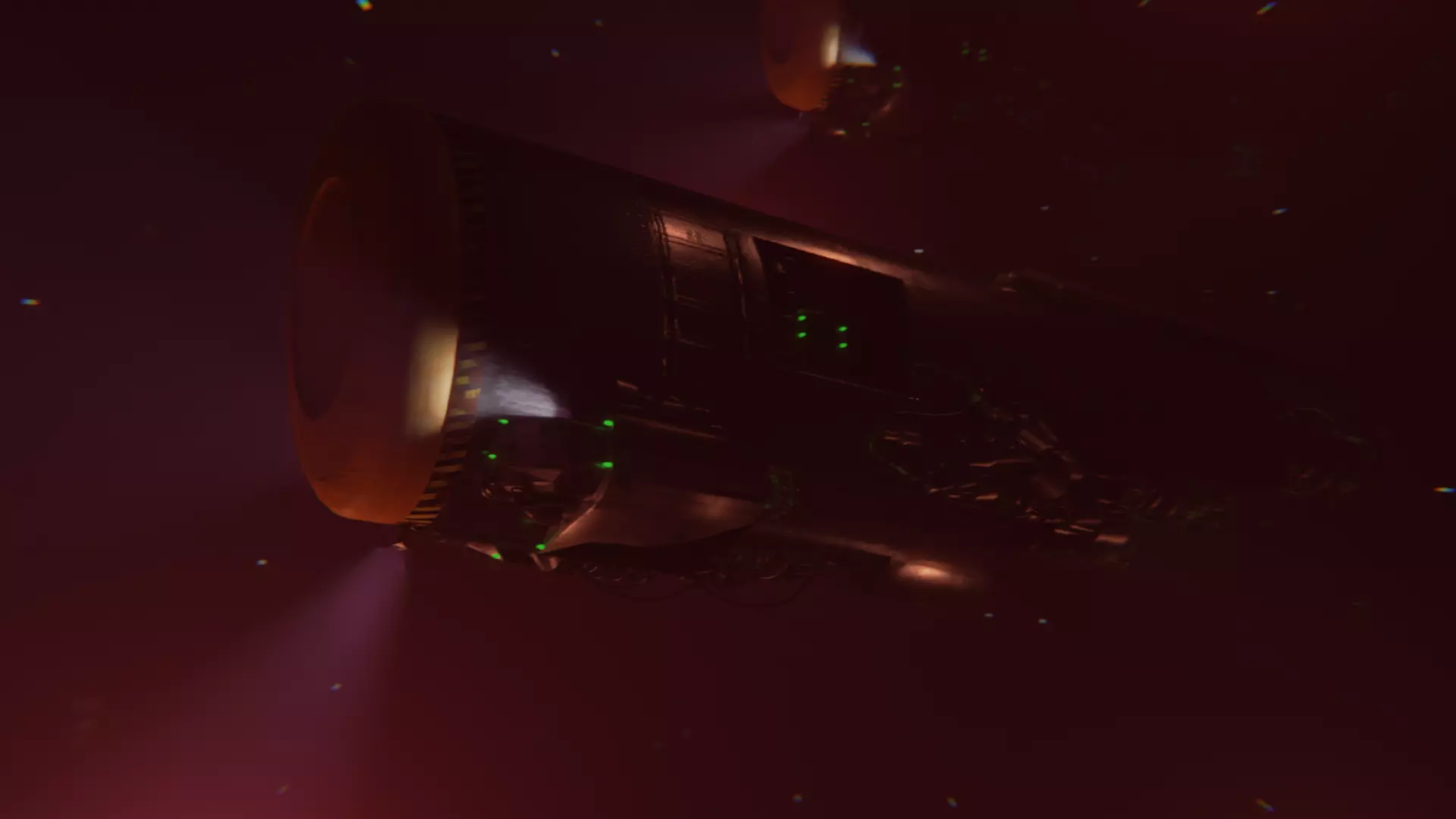 Space Ship Free low-poly 3D model