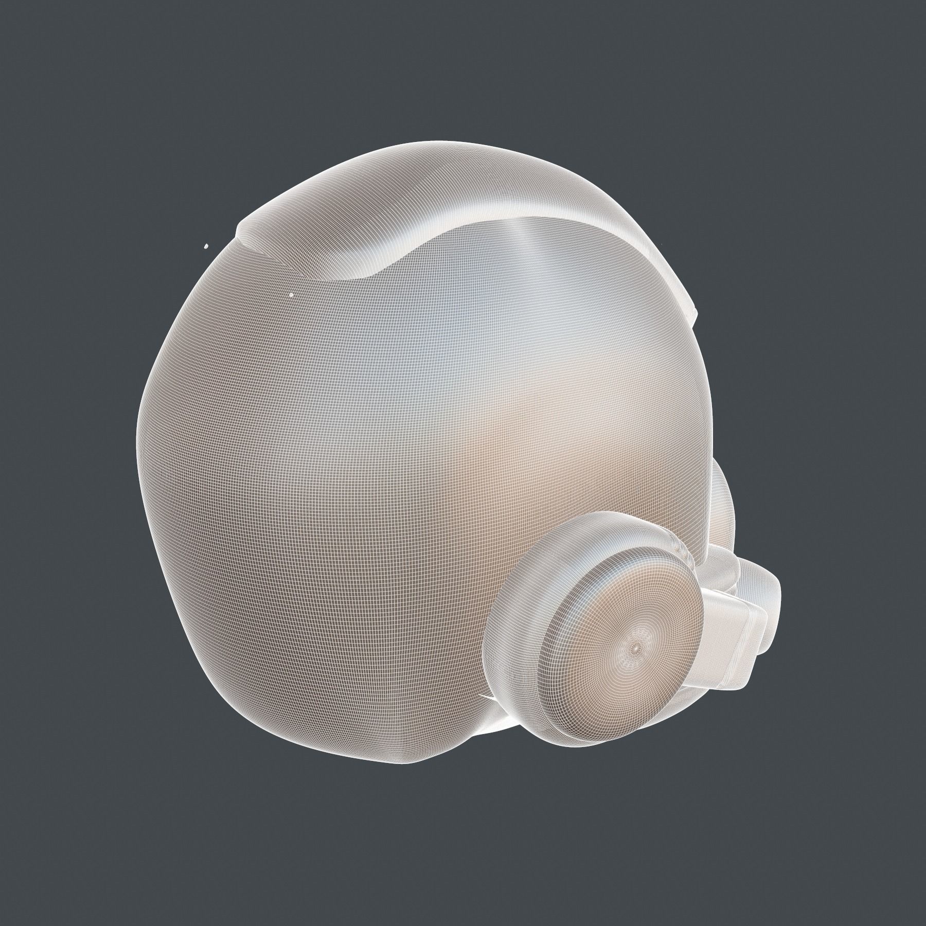 helmet high poly sculpt 3d printable ver 7 3D model 3D model_7