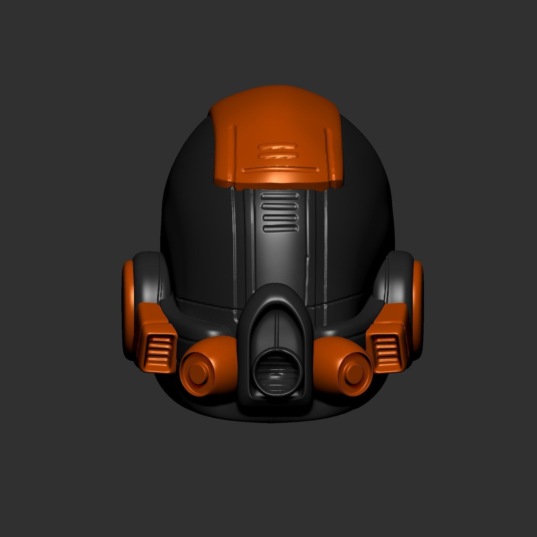 helmet high poly sculpt 3d printable ver 7 3D model 3D model_1