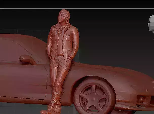 Sung Kang - Han Lue FAST AND FURIOUS TOKIO  rx 7 3D print model