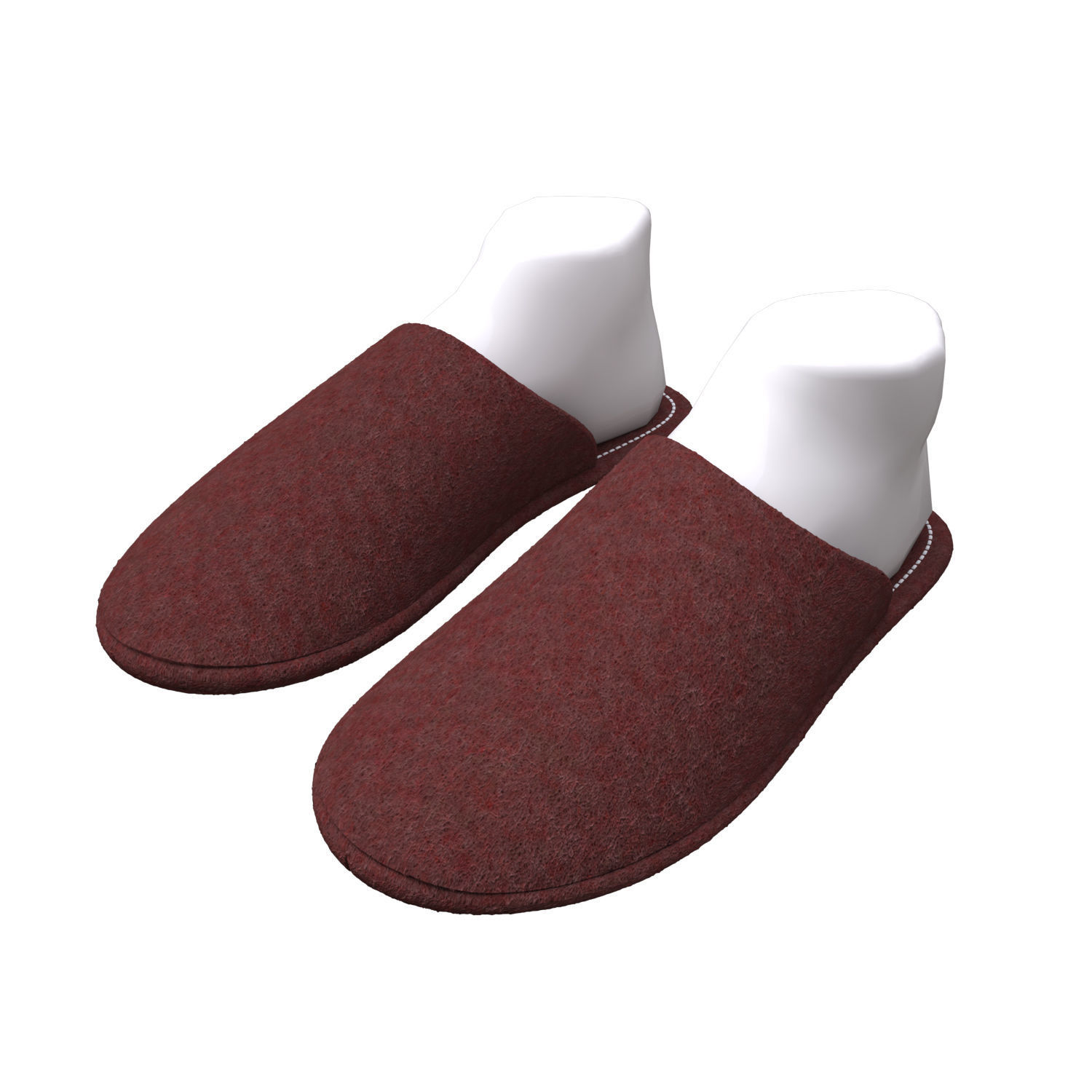 slippers home 3D model_4