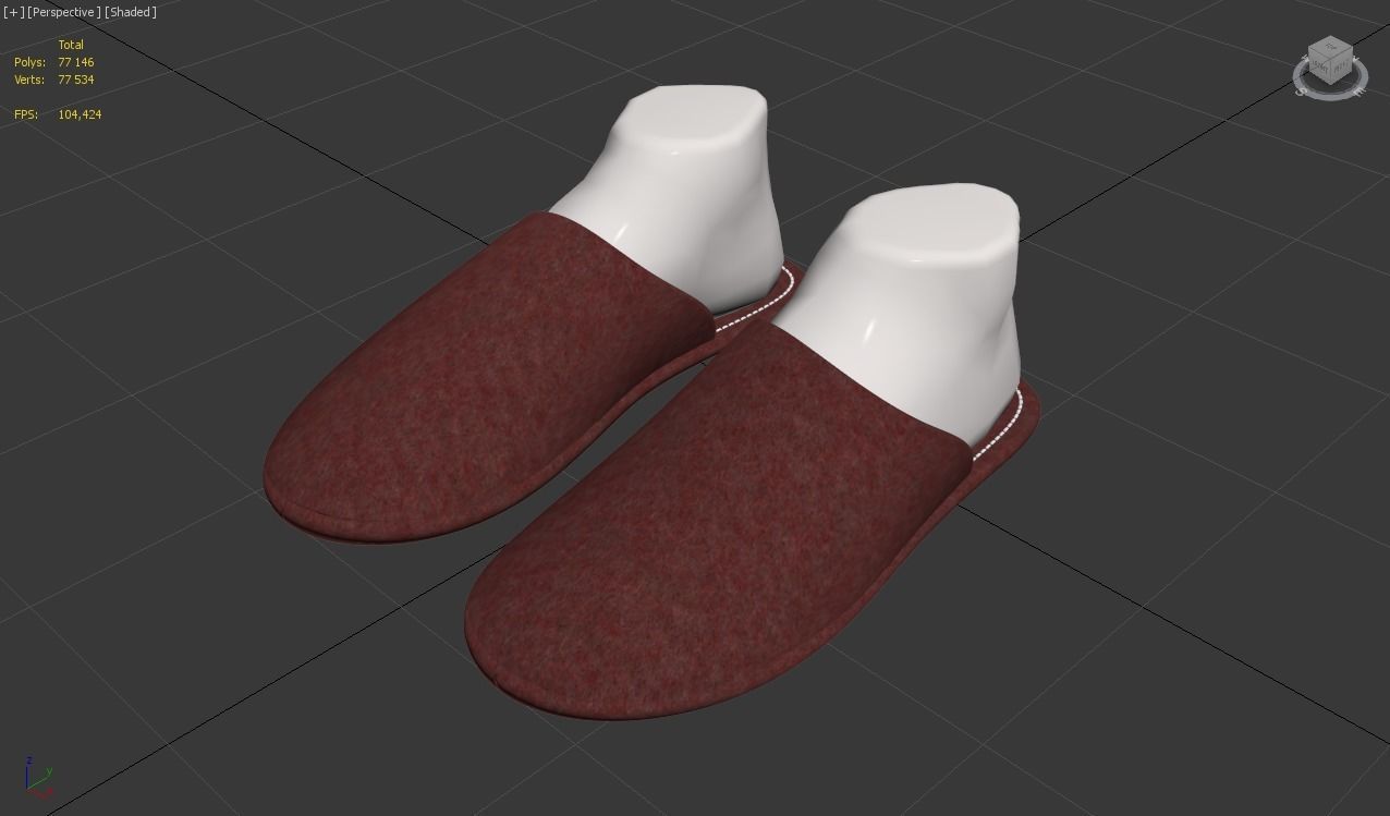 slippers home 3D model_14