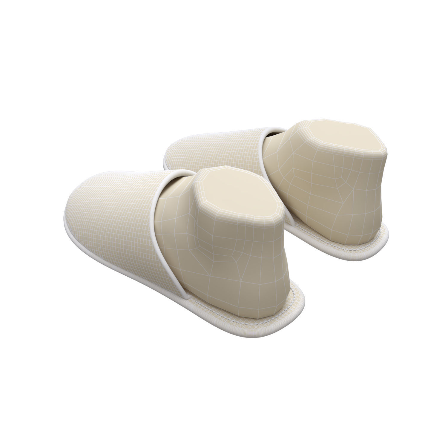 slippers home 3D model_11