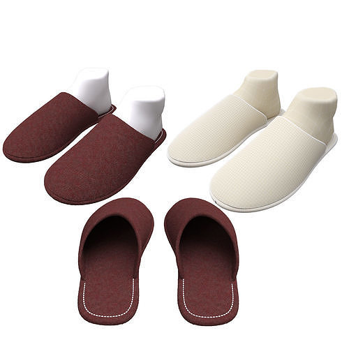 slippers home 3D model