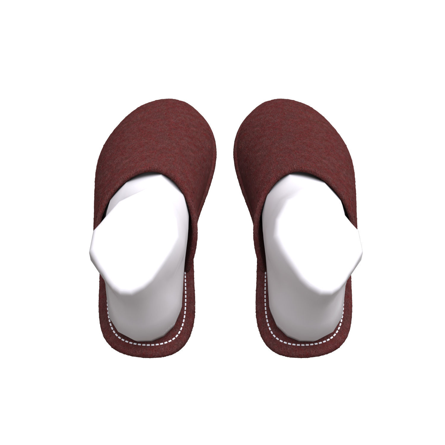 slippers home 3D model_9