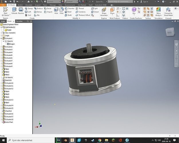 Space Engineers Motor Component  3D print model