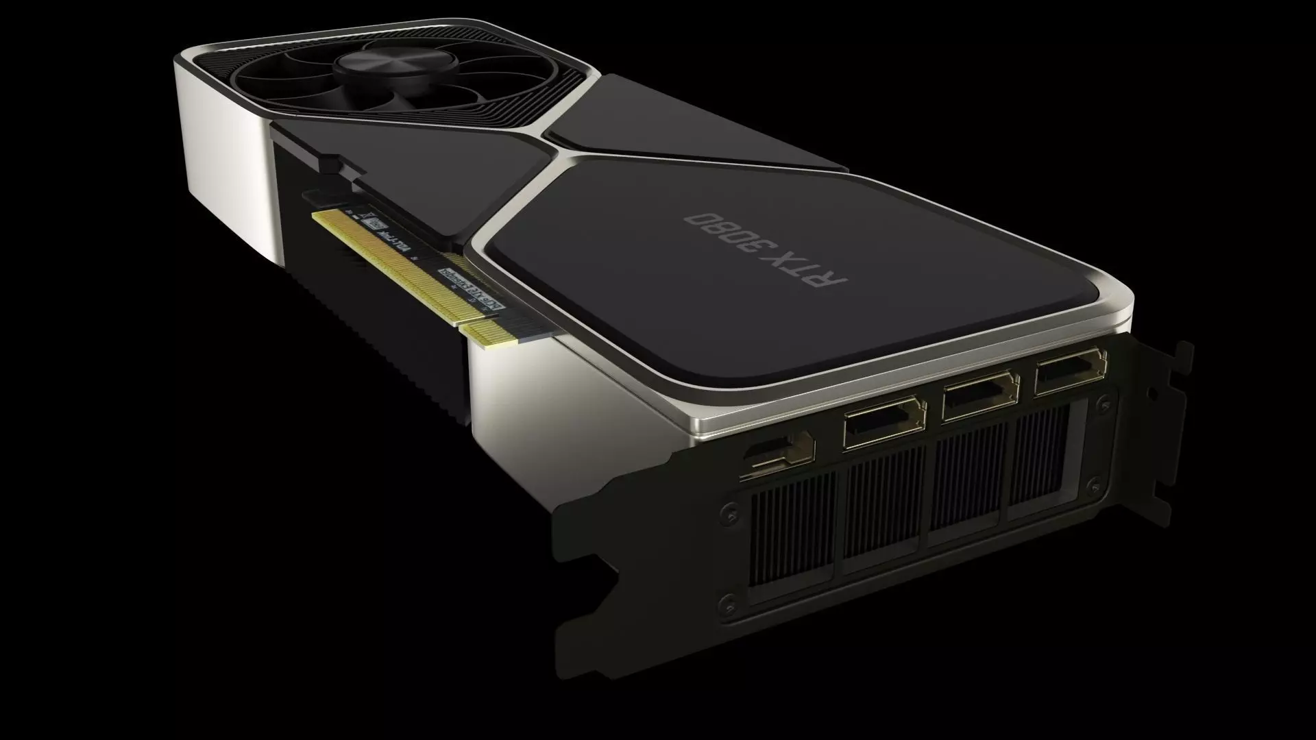 NVIDIA GEFORCE RTX 3080 Low-poly 3D model_0