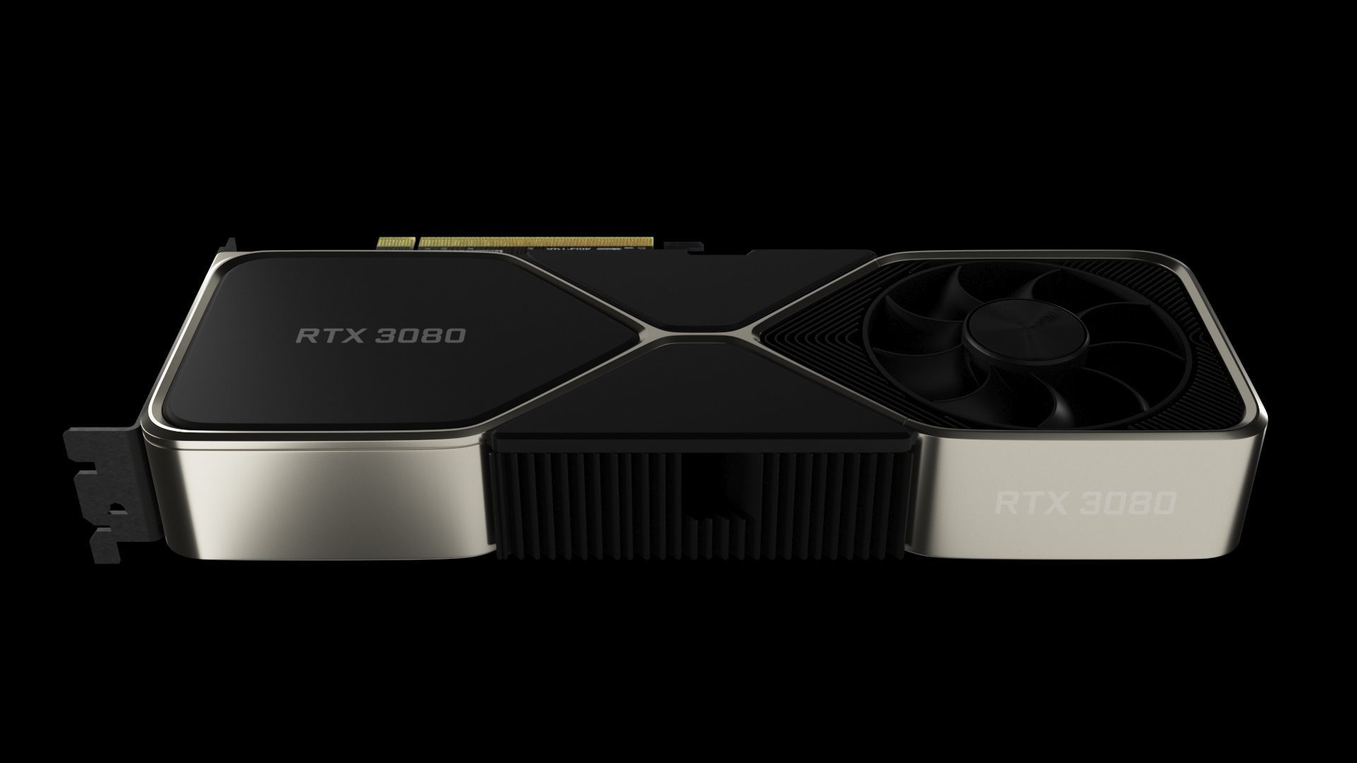 NVIDIA GEFORCE RTX 3080 Low-poly 3D model_6
