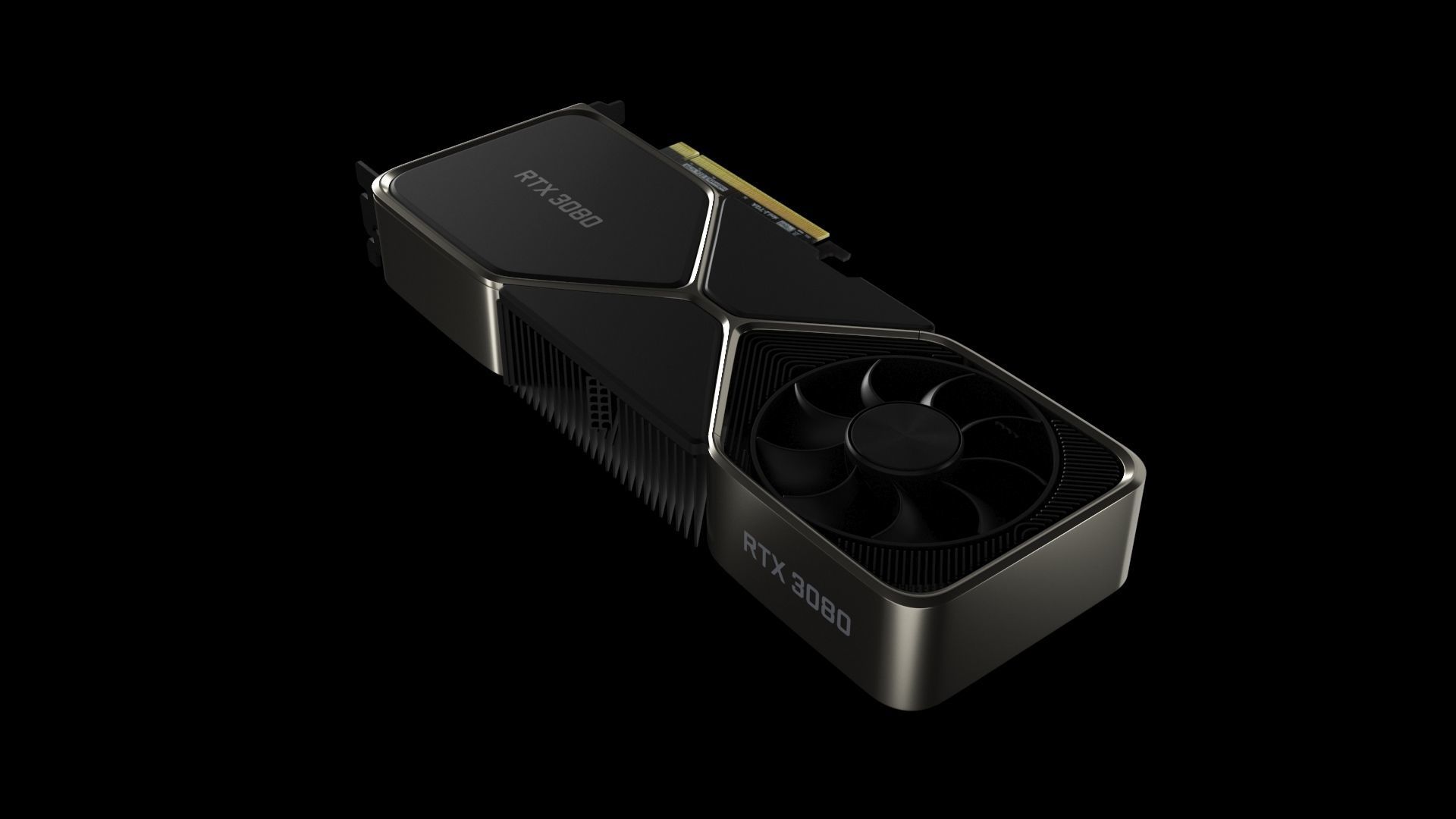NVIDIA GEFORCE RTX 3080 Low-poly 3D model_1