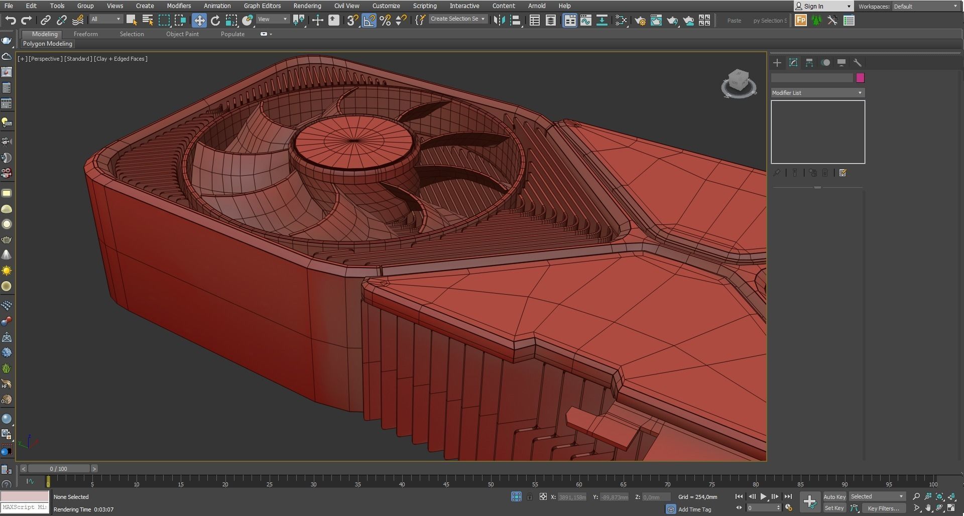 NVIDIA GEFORCE RTX 3080 Low-poly 3D model_13