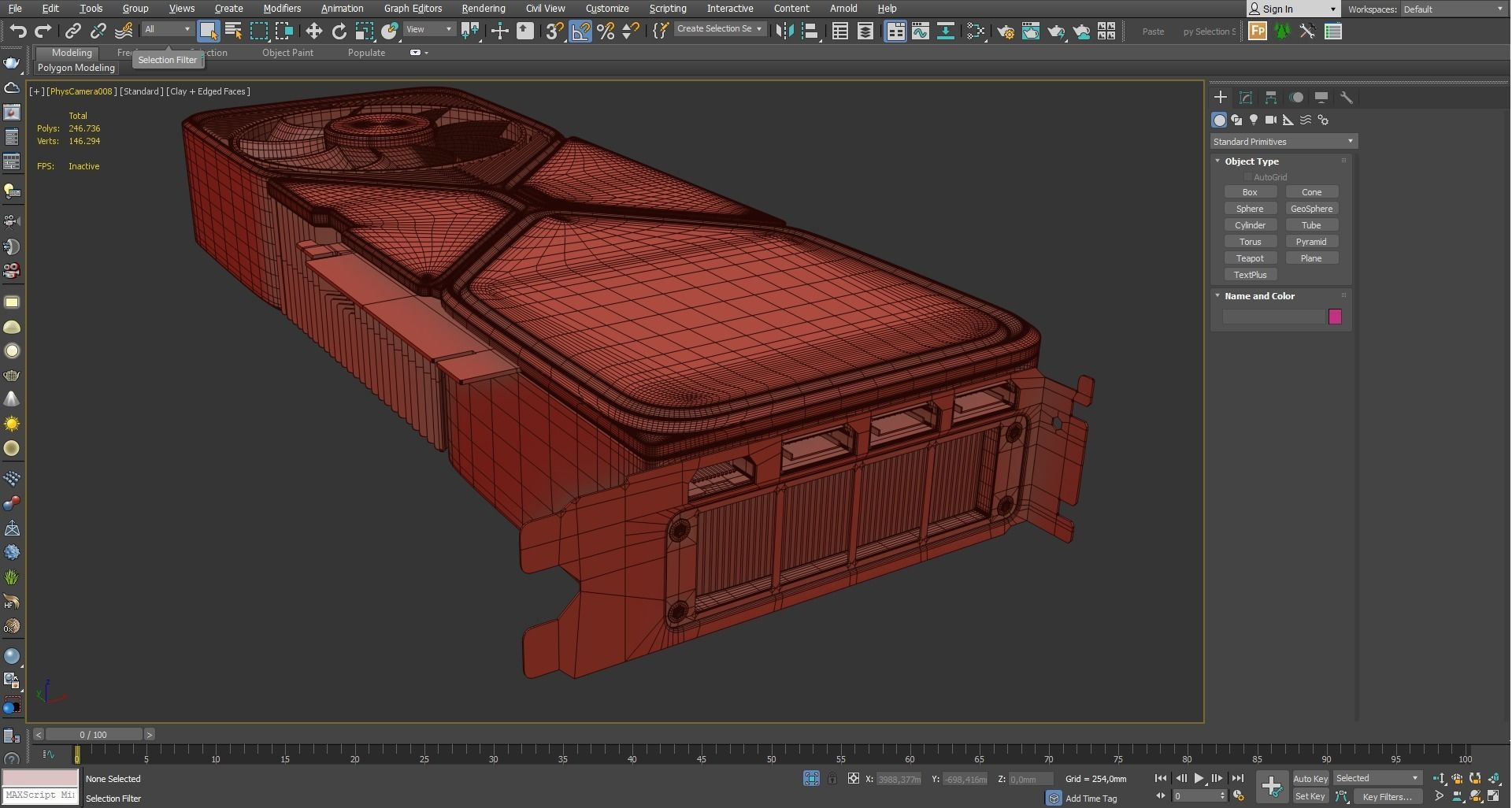 NVIDIA GEFORCE RTX 3080 Low-poly 3D model_10