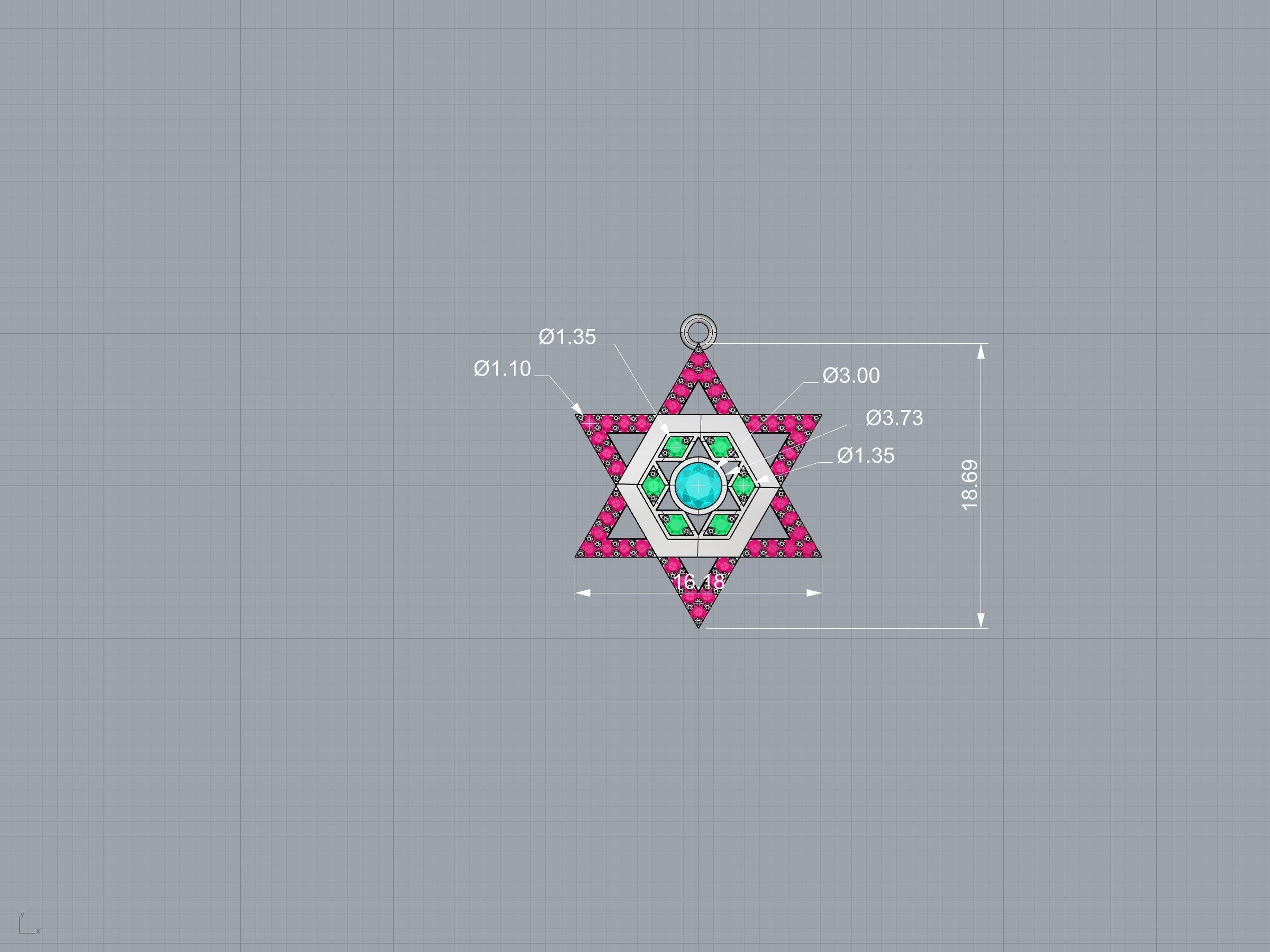 Davis Star 3D model_12