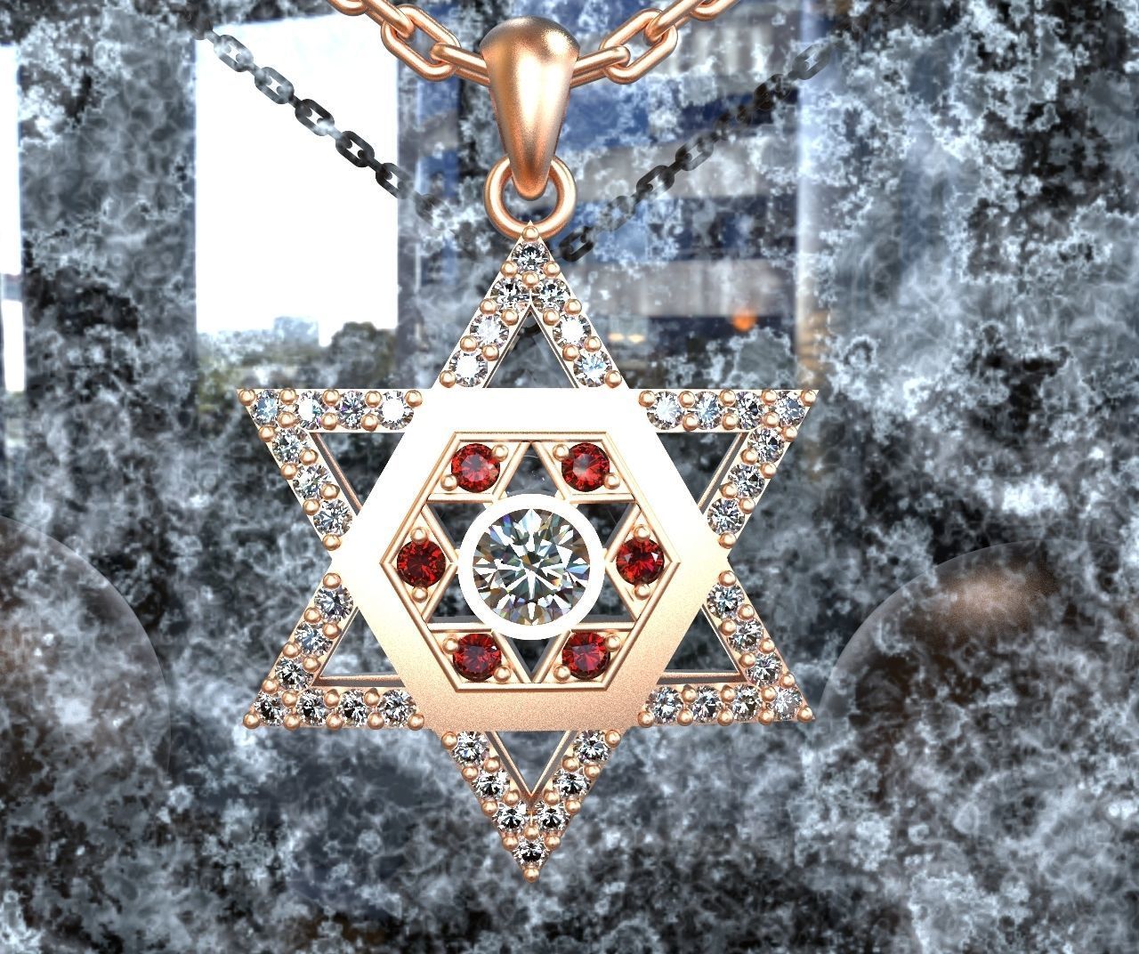 Davis Star 3D model_8