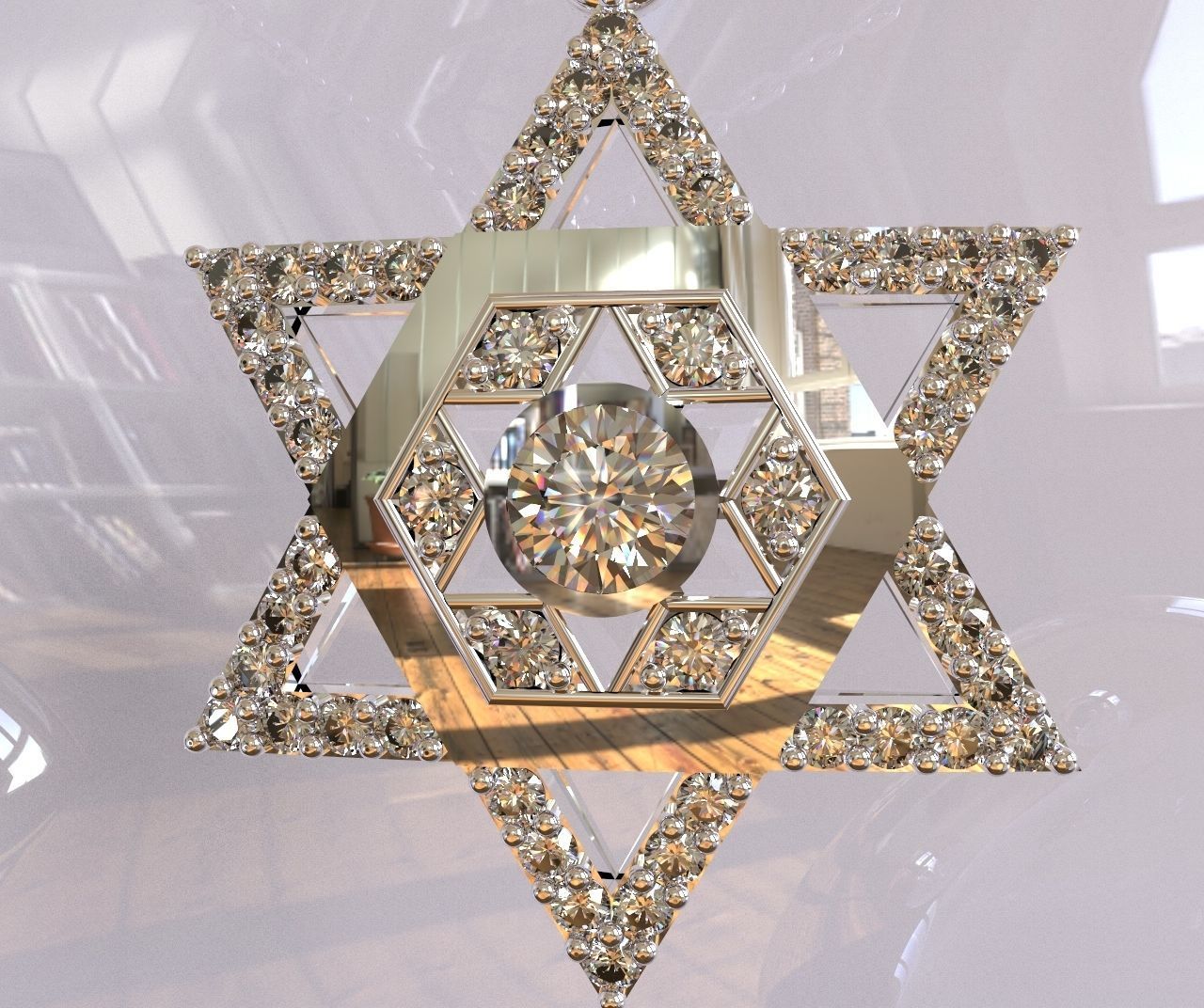 Davis Star 3D model_2