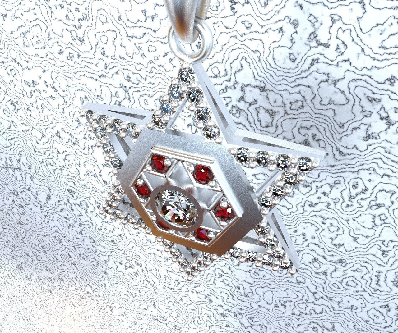 Davis Star 3D model_9